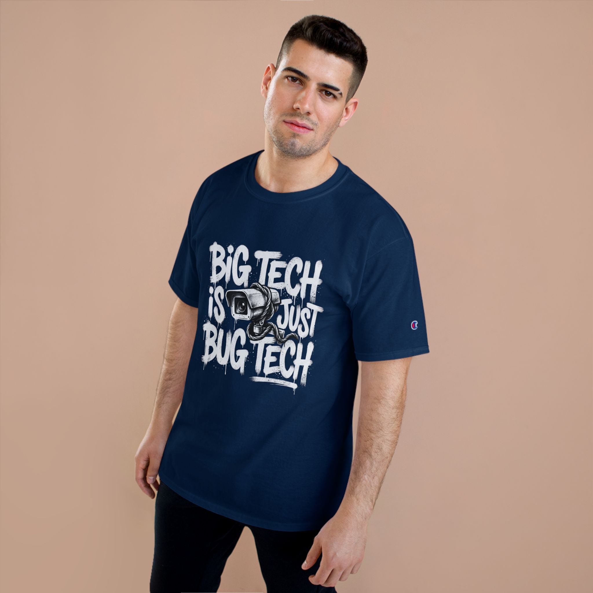 Big Tech Spy Surveillance Champion T-Shirt