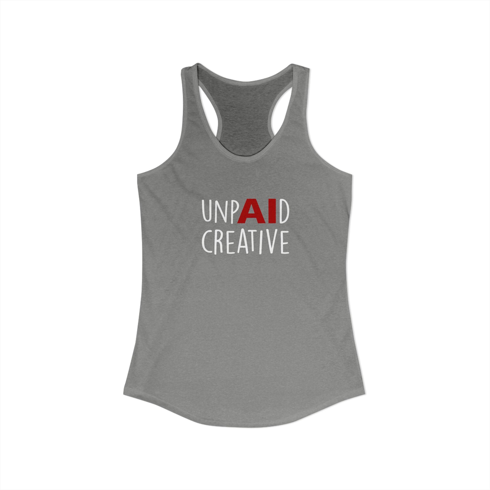UnpAId Creative Women's Racerback Tank