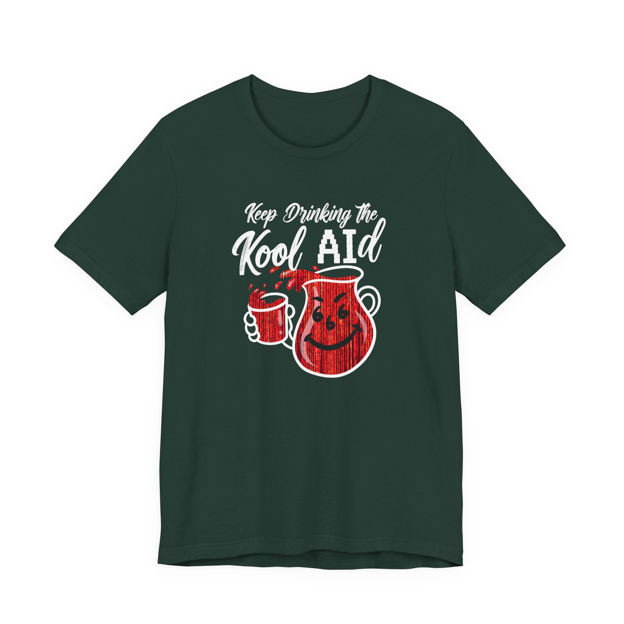 Anti AI KoolAId Unisex Short Sleeve Tee