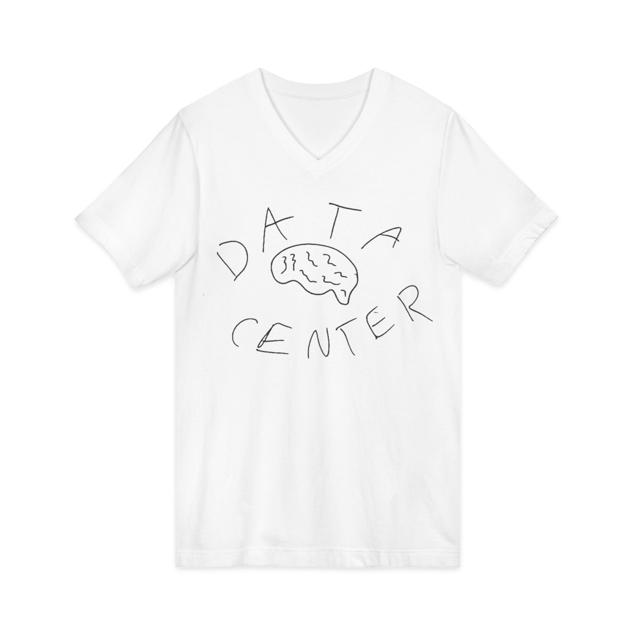 Brain Data CenterUnisex Jersey Short Sleeve V-Neck Tee