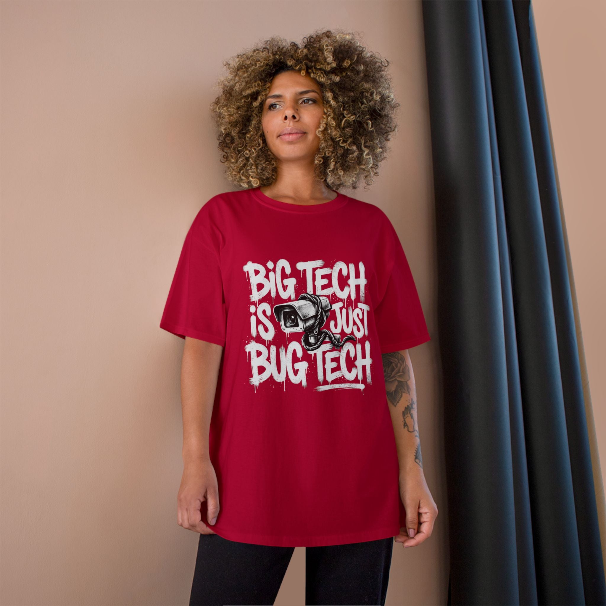 Big Tech Spy Surveillance Champion T-Shirt