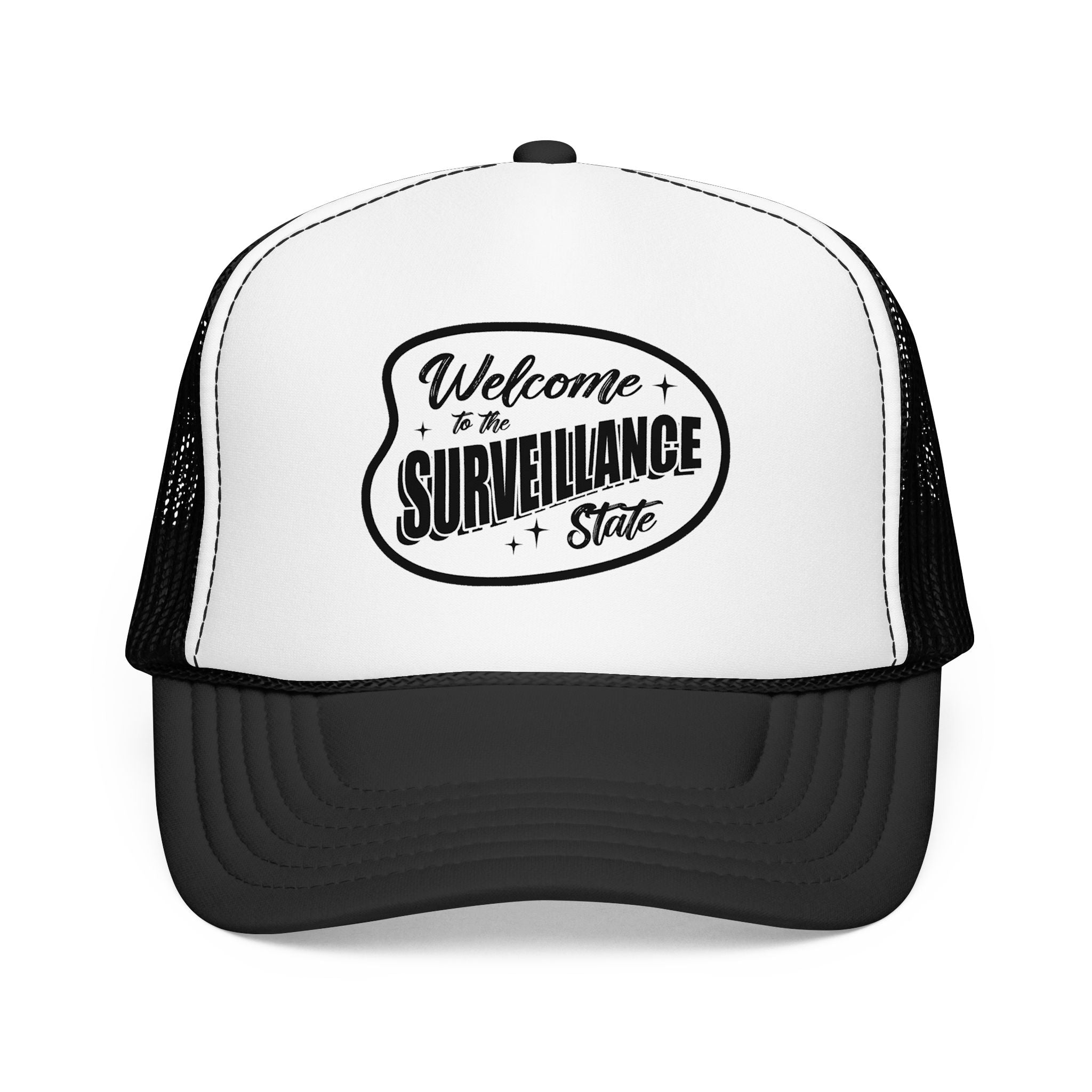 Anti AI Surveillance Foam Trucker Hat