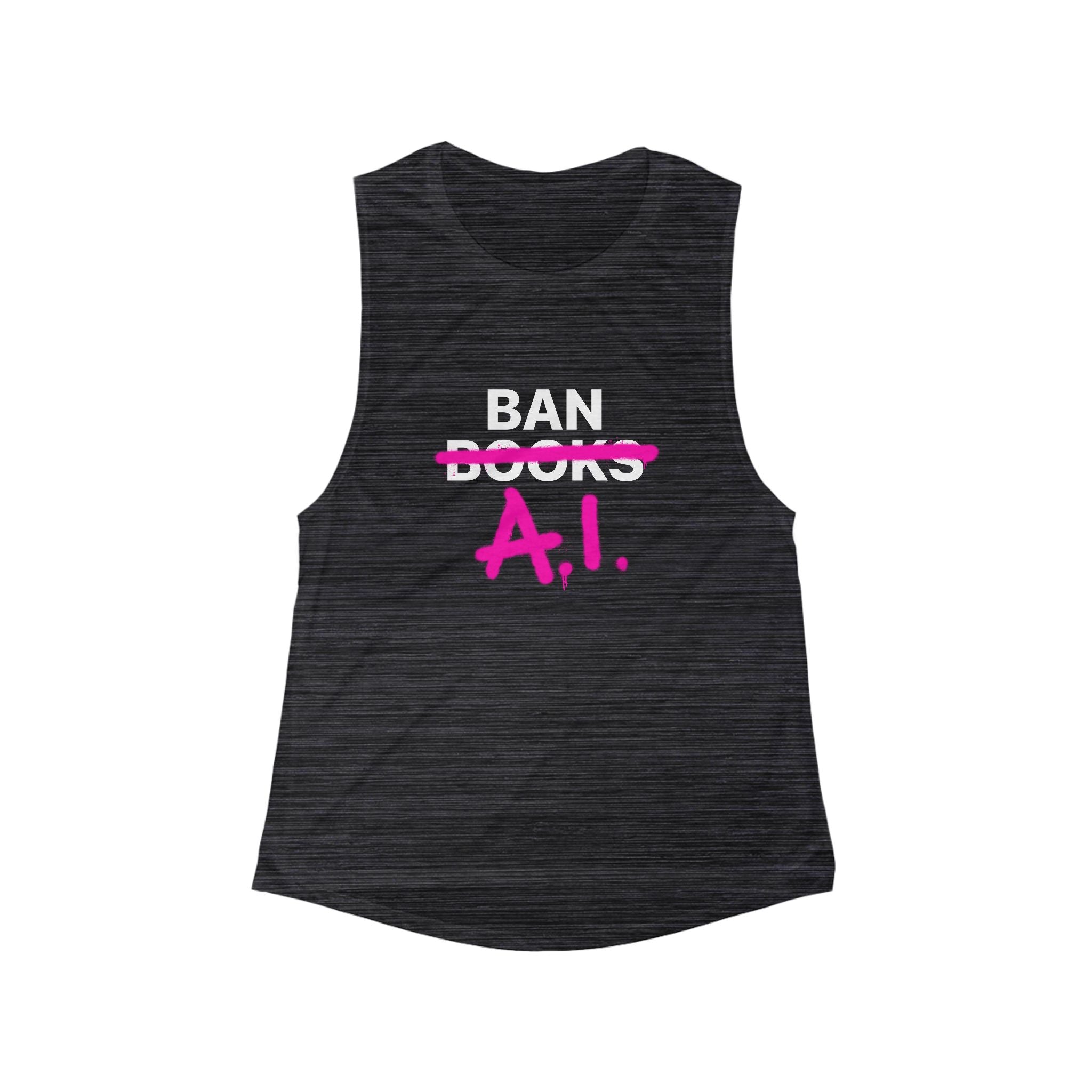 Ban AI Women's Flowy Scoop Muscle Tank