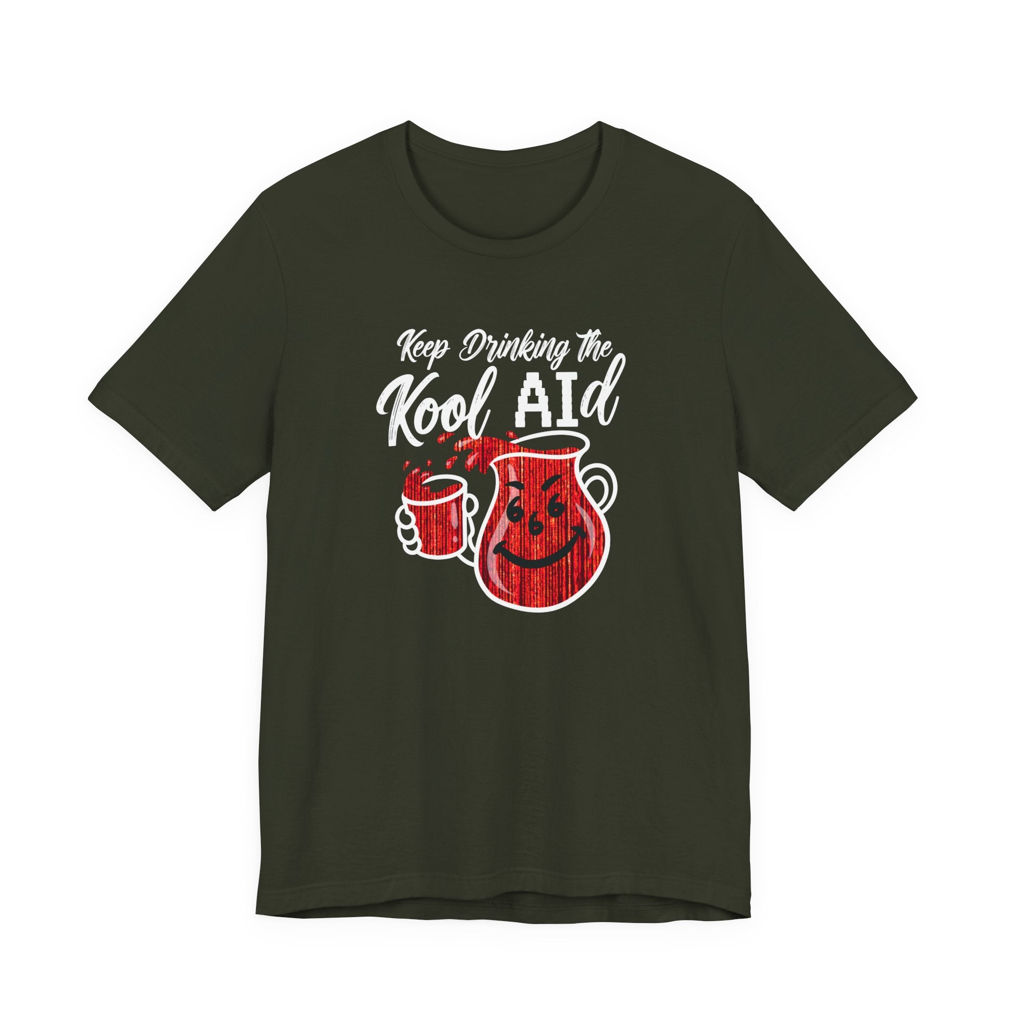 Anti AI KoolAId Unisex Short Sleeve Tee