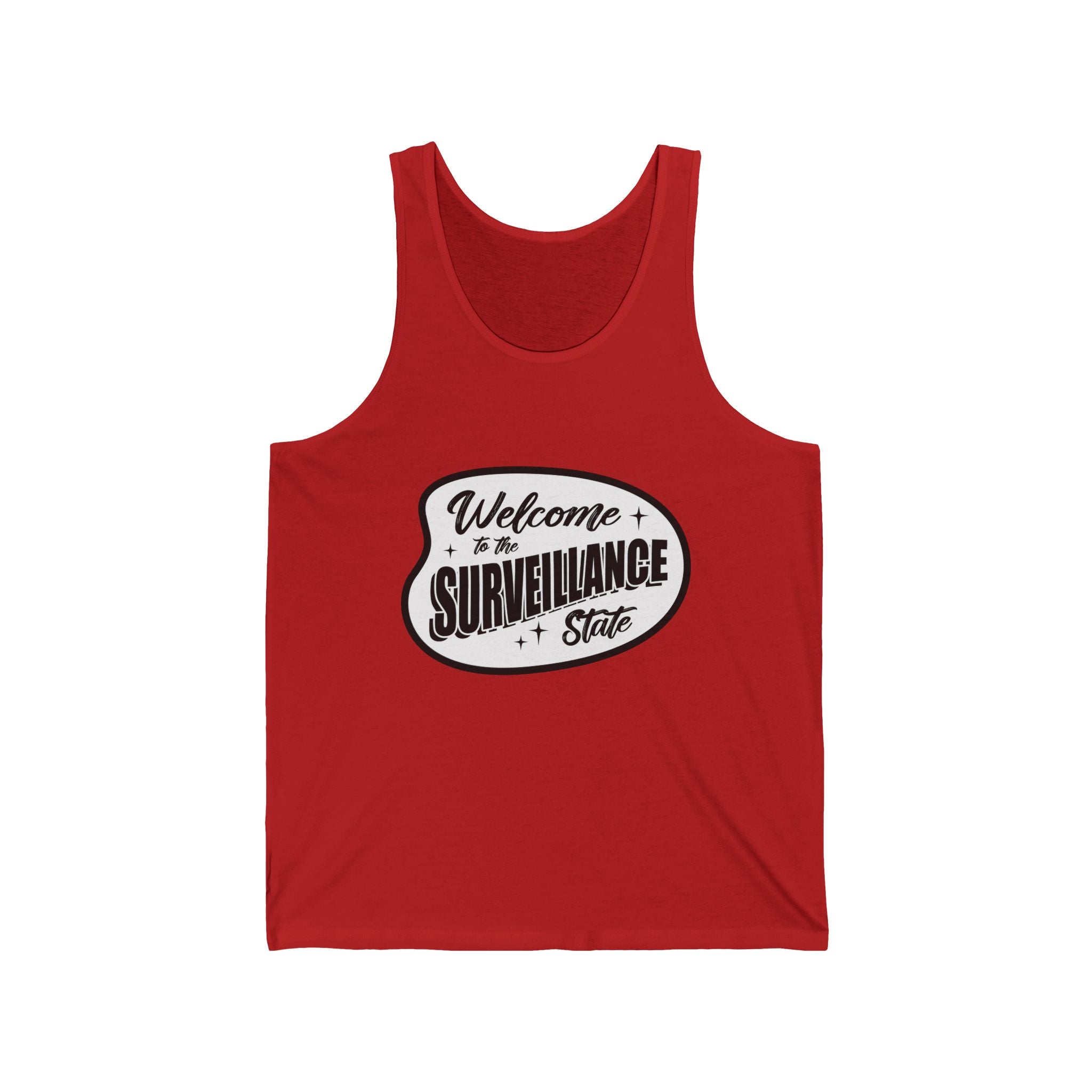 Anti Surveillance Unisex Jersey Tank