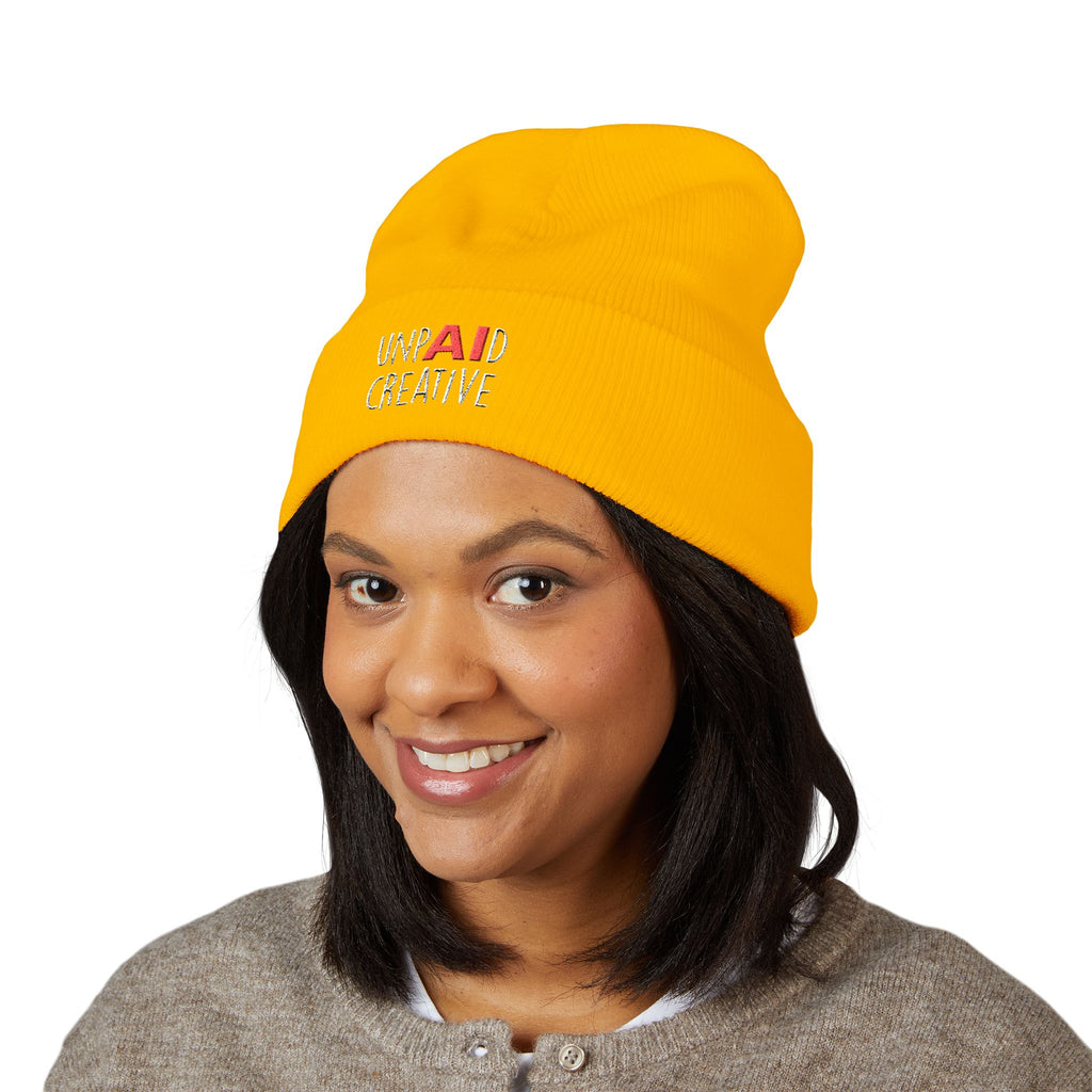 UnpAId Creative Classic Cuffed Beanie