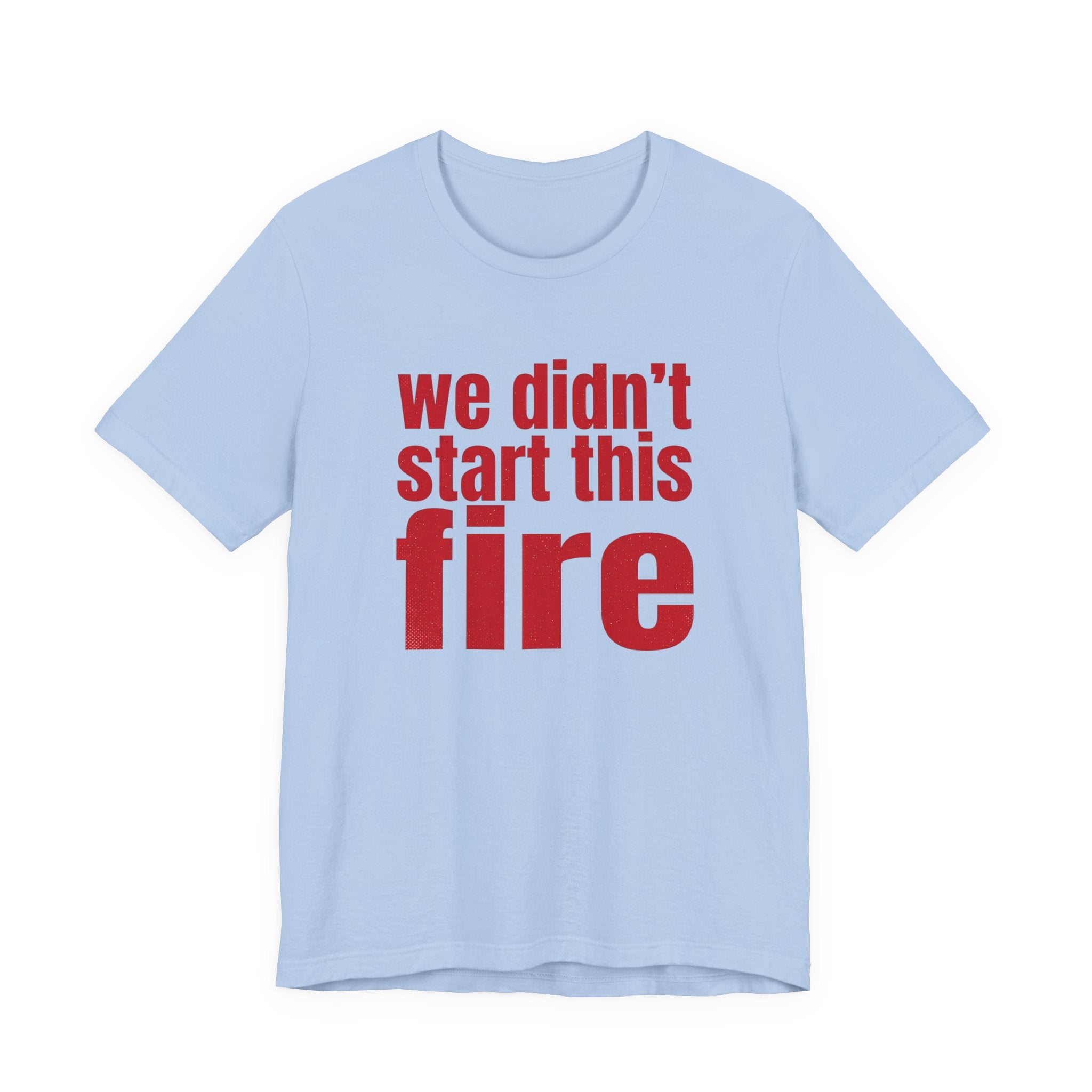 Anti Big Tech Fire Unisex Short Sleeve Tee