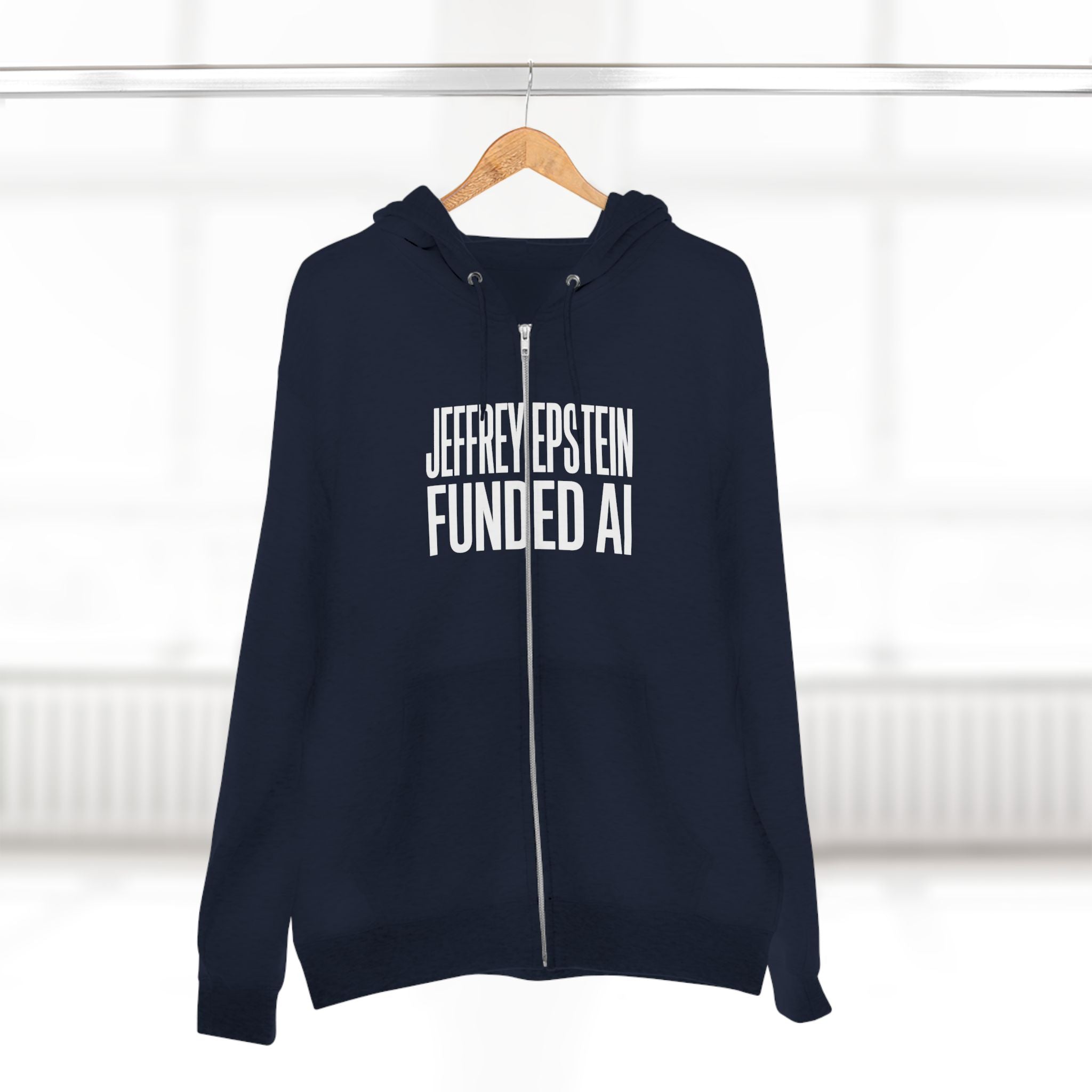 Epstein AI Unisex Hooded Zip Sweatshirt