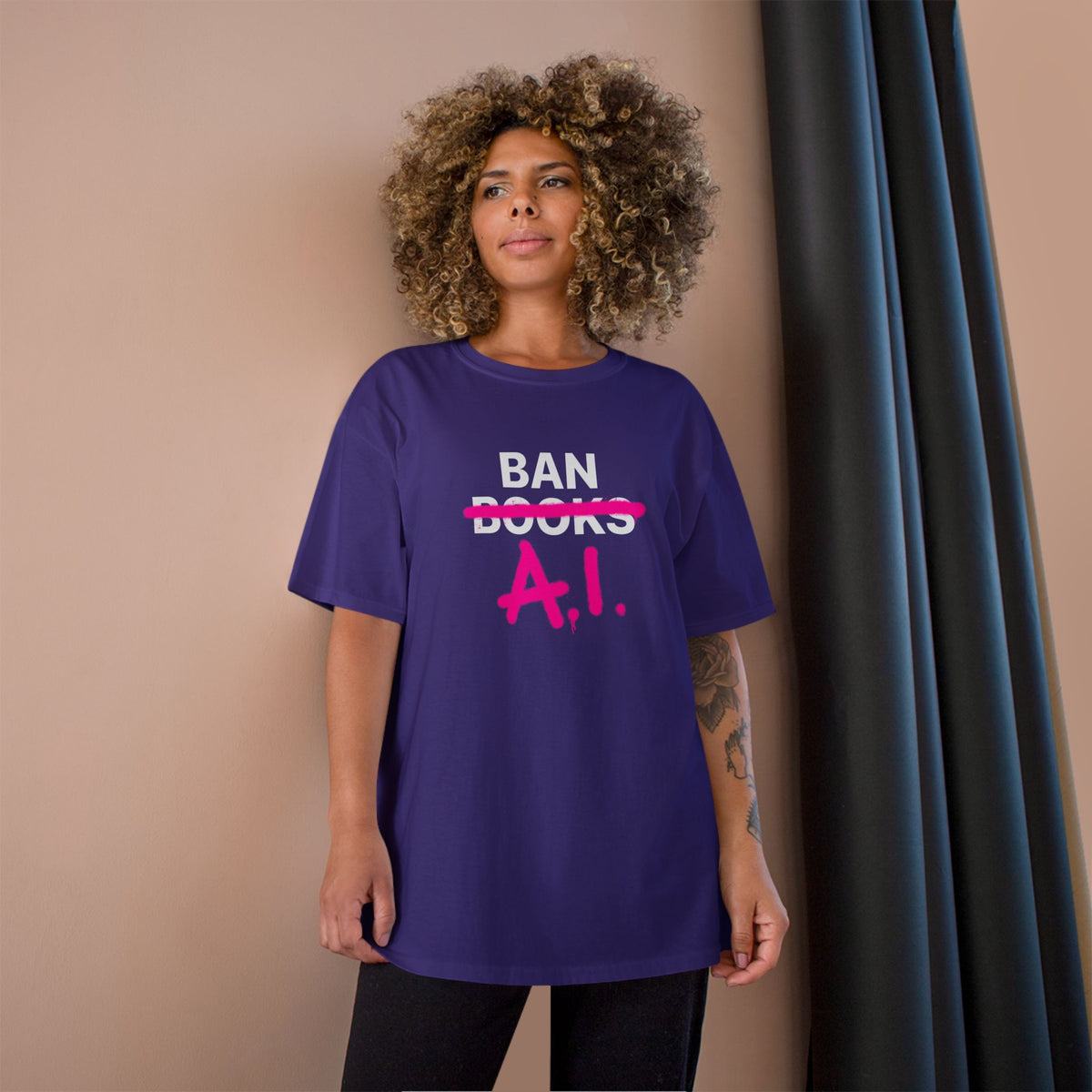 Ban AI Champion T-Shirt