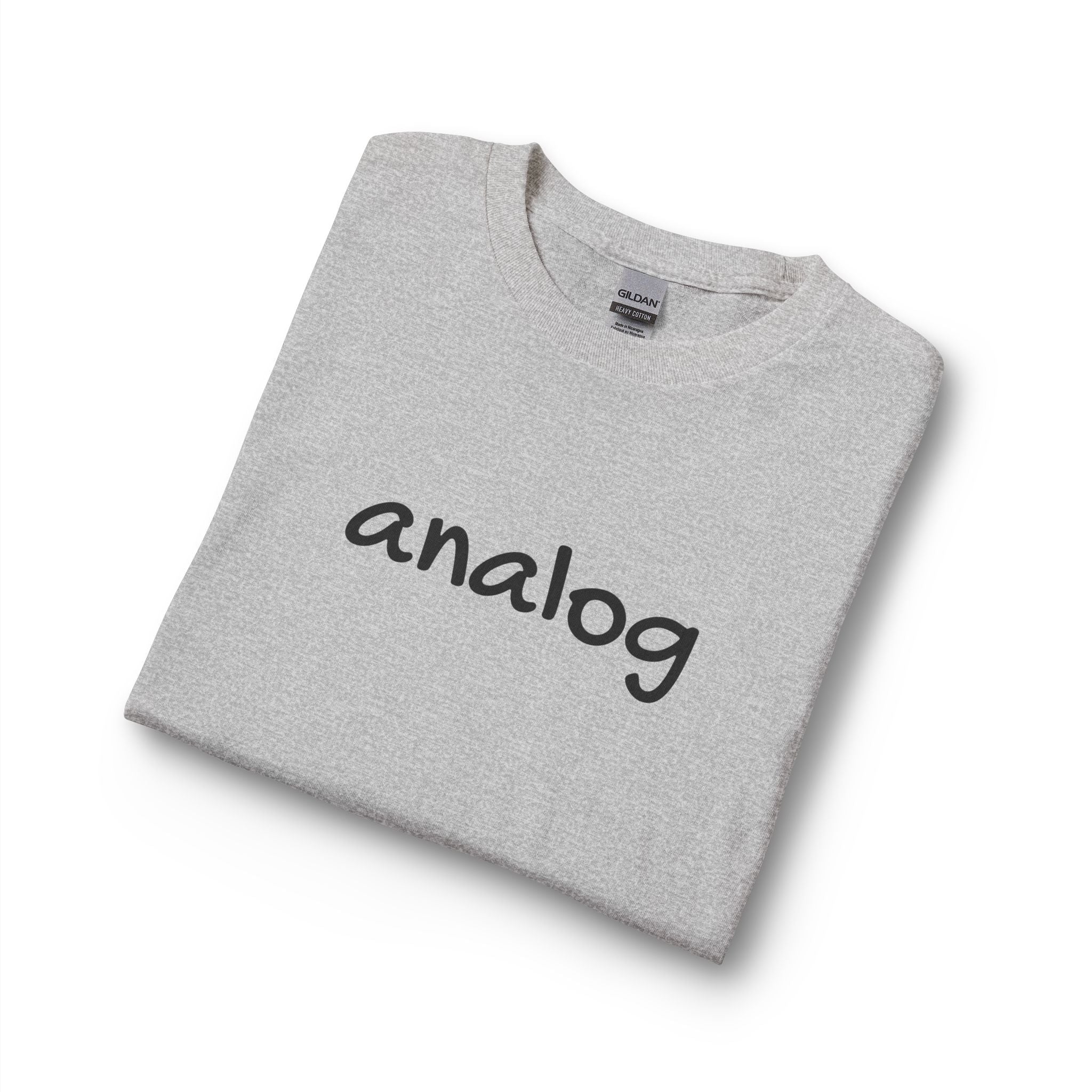 Analog Simple Unisex Long Sleeve T-Shirt