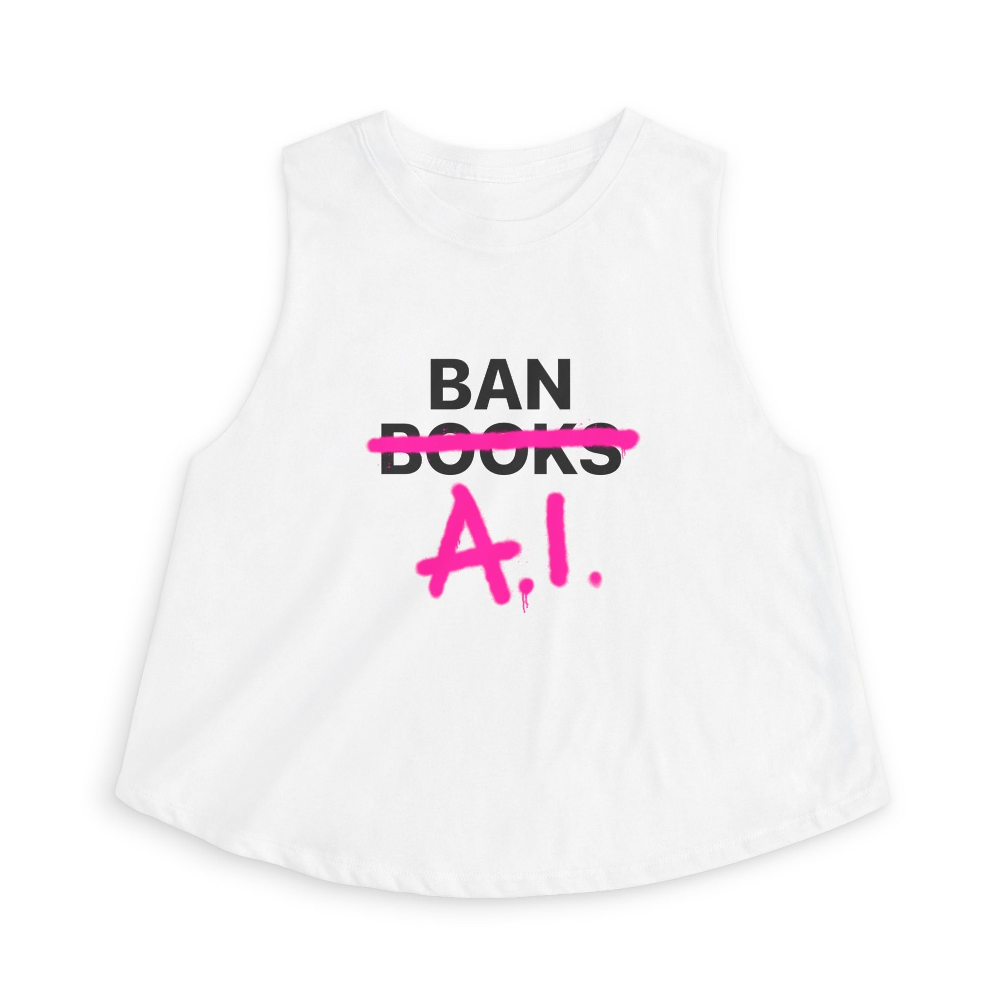 Ban AI Women's Crop Top