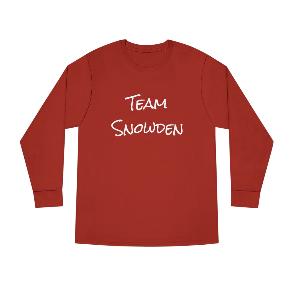 Team Snowden Long Sleeve Crewneck Tee