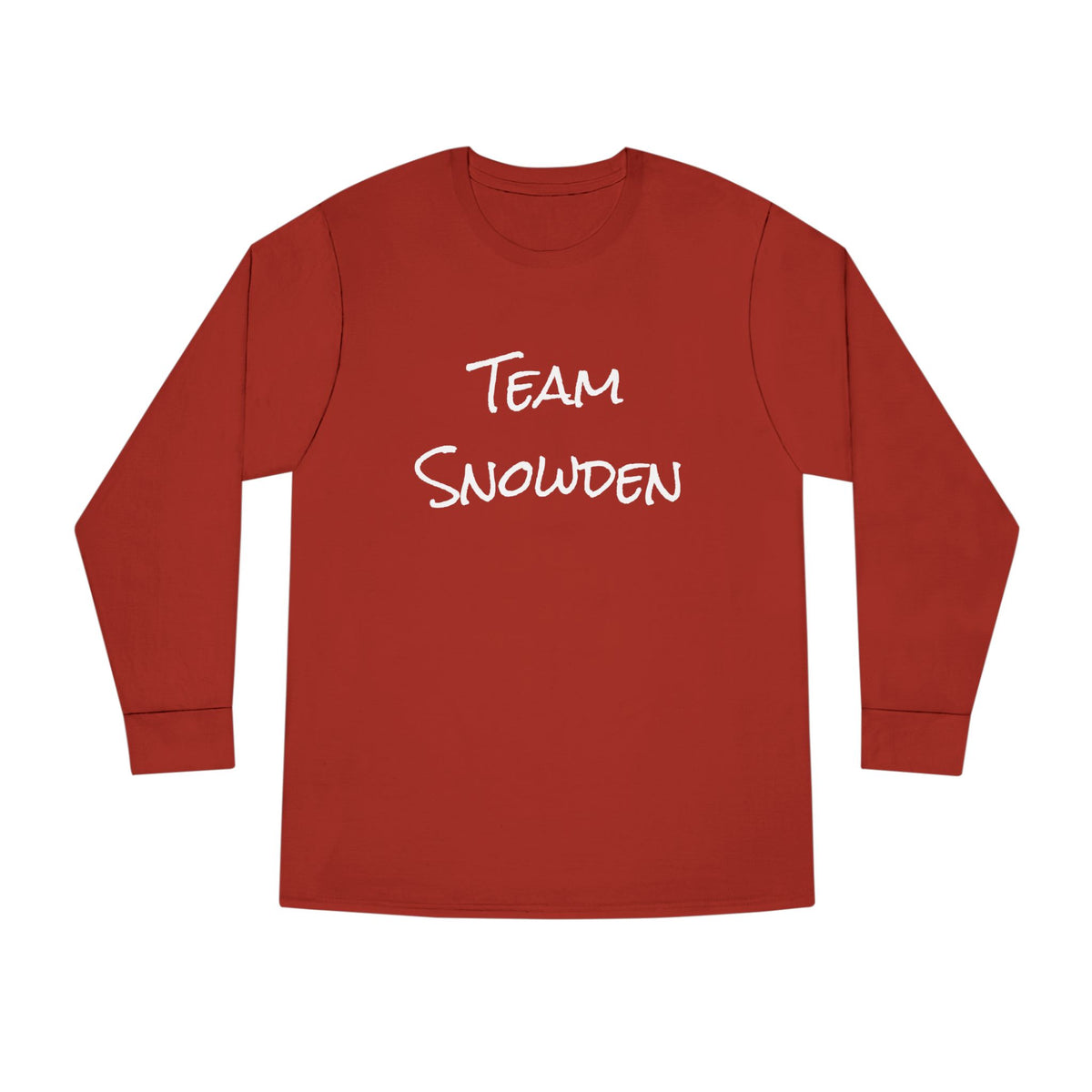 Team Snowden Long Sleeve Crewneck Tee