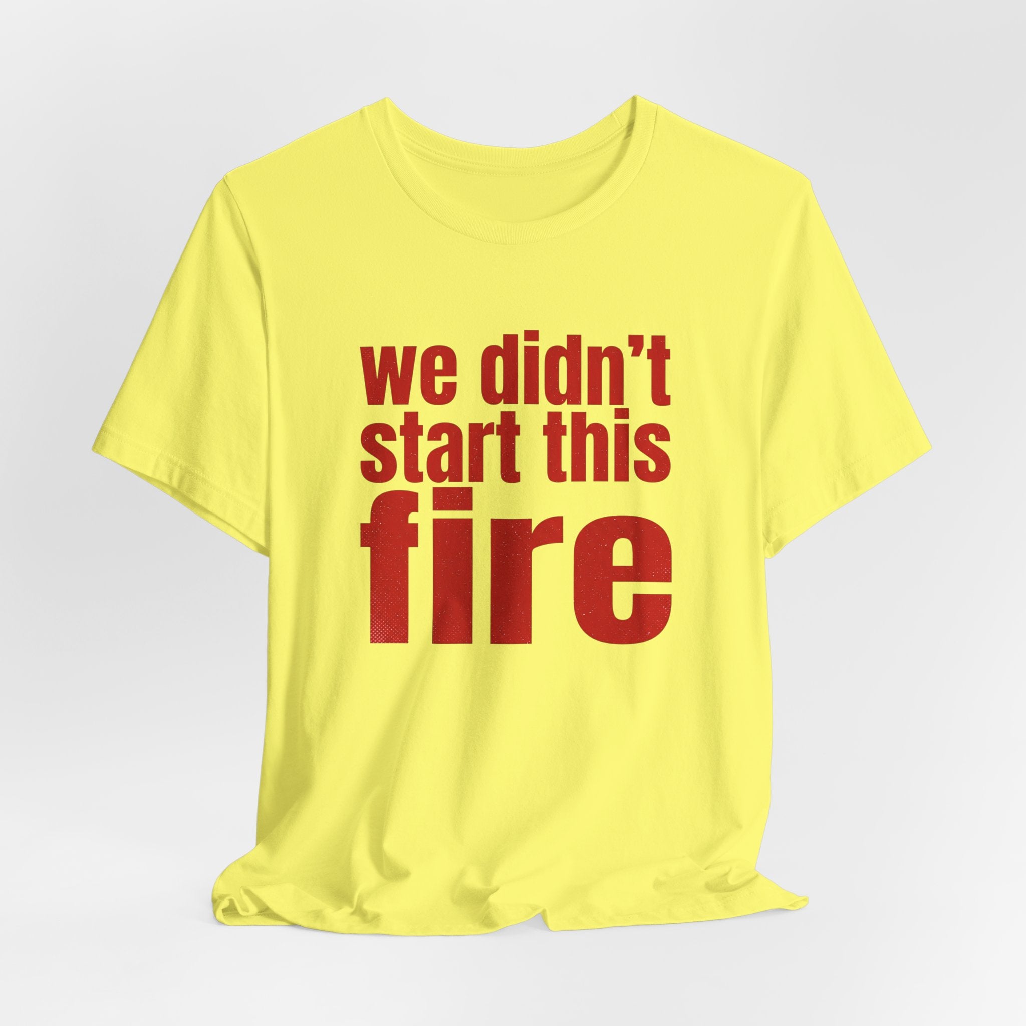 Anti Big Tech Fire Unisex Short Sleeve Tee