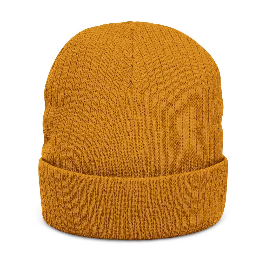 No AI Robot Ribbed Knit Beanie