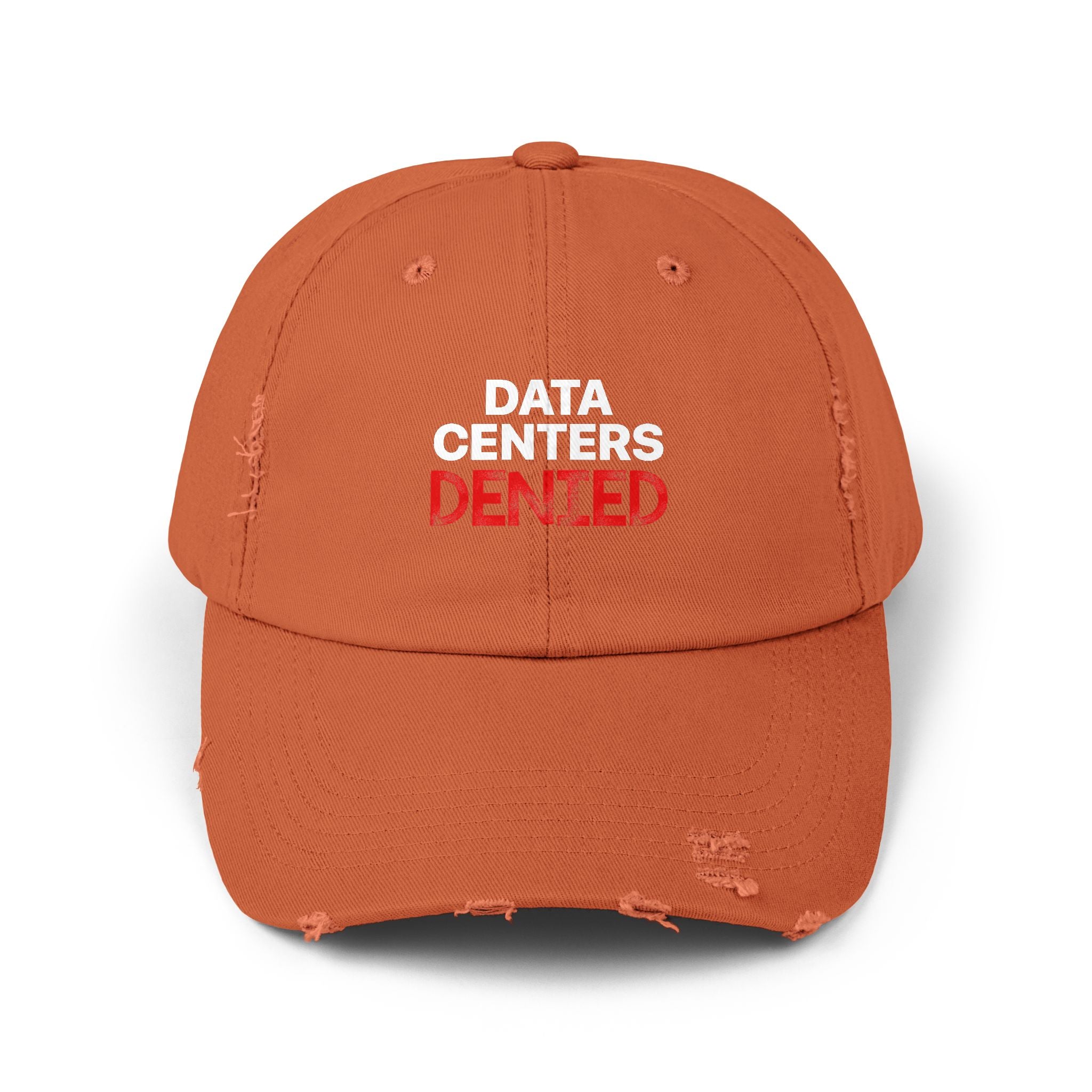 Data Center Denied Unisex Distressed Cap
