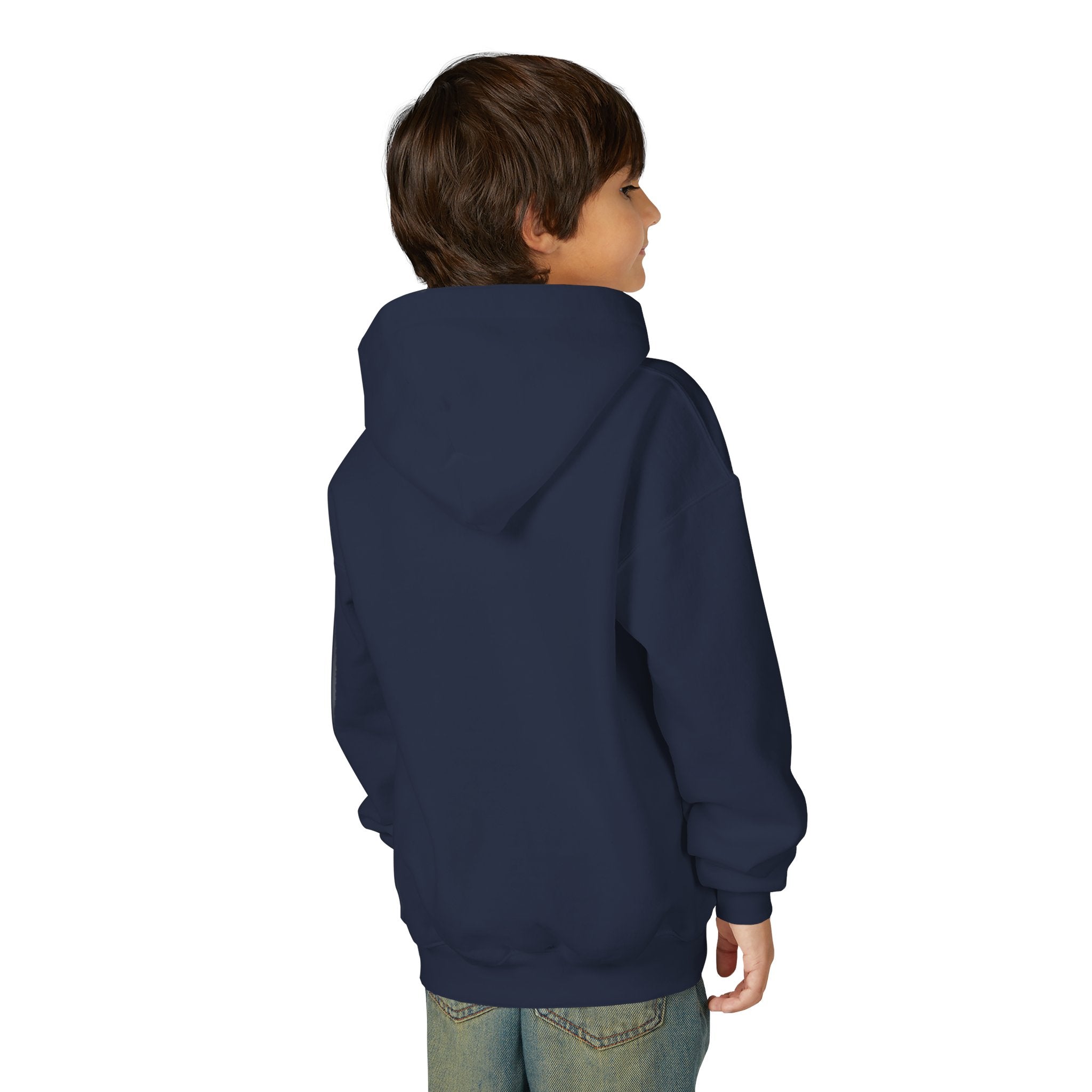 No AI Robot Youth Hooded Sweatshirt