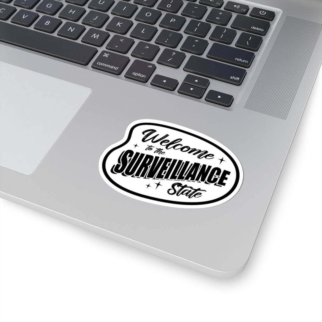 Stop AI Surveillance Kiss-Cut Stickers