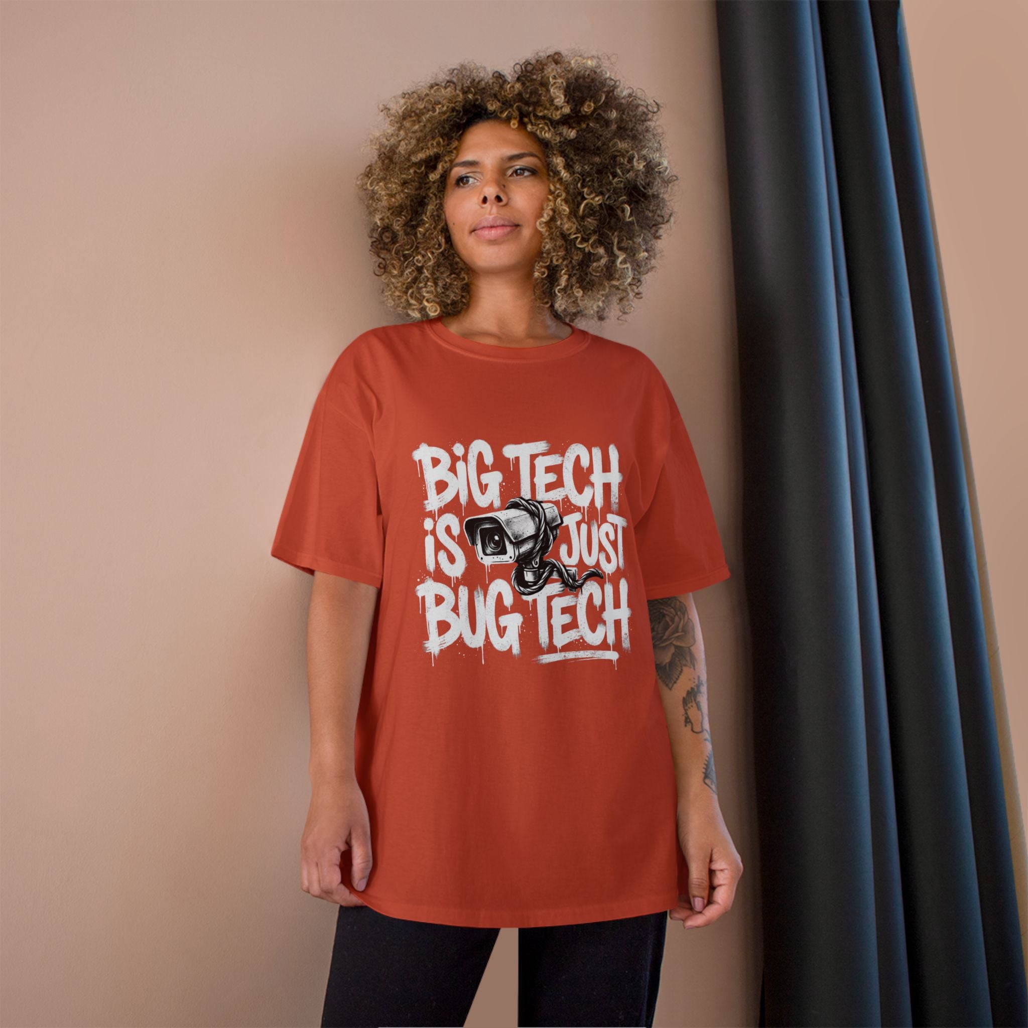 Big Tech Spy Surveillance Champion T-Shirt