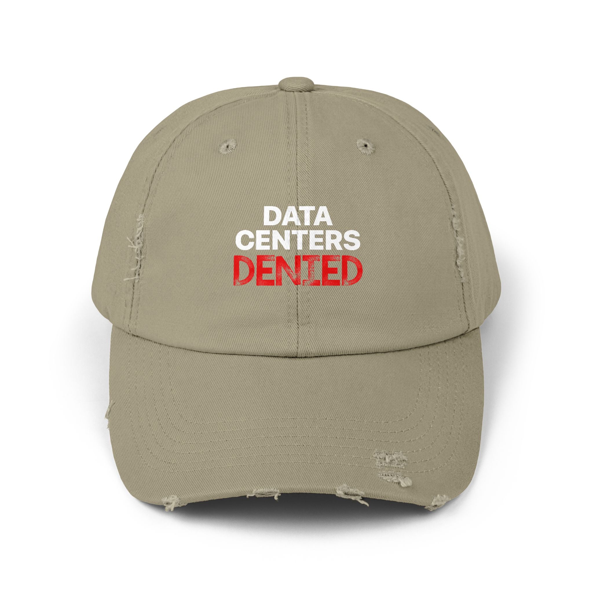 Data Center Denied Unisex Distressed Cap