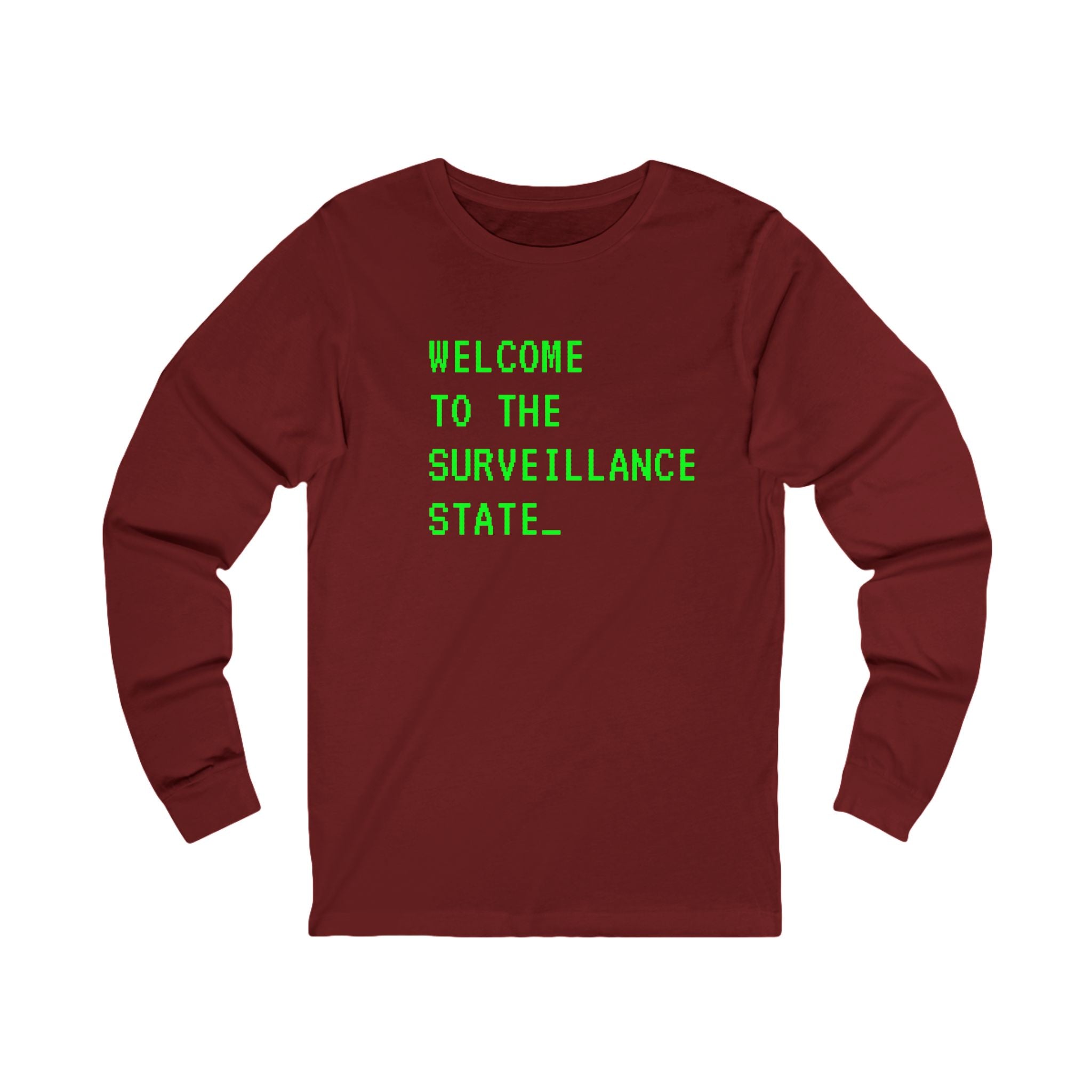Anti AI Surveillance Long Sleeve Tee