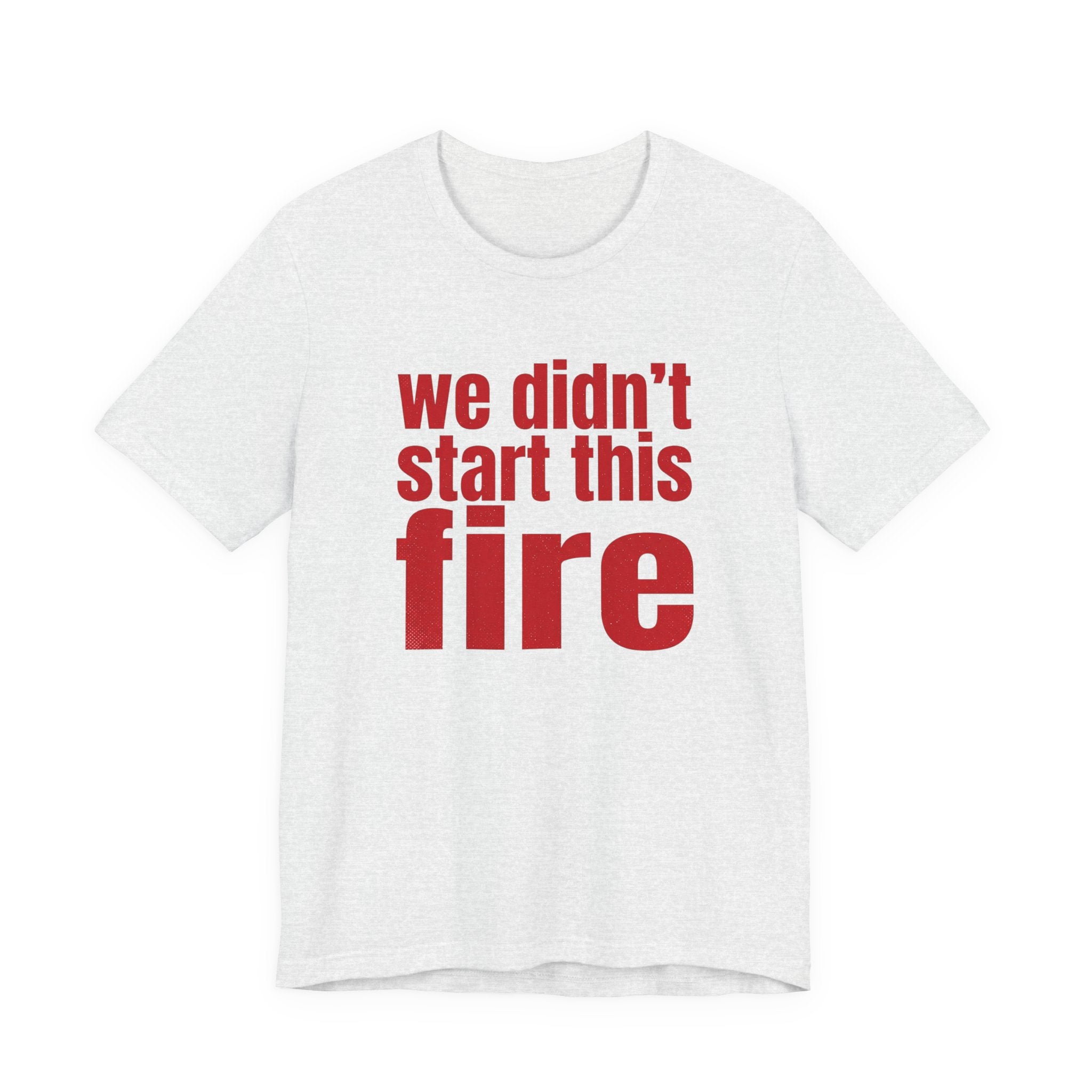 Anti Big Tech Fire Unisex Short Sleeve Tee