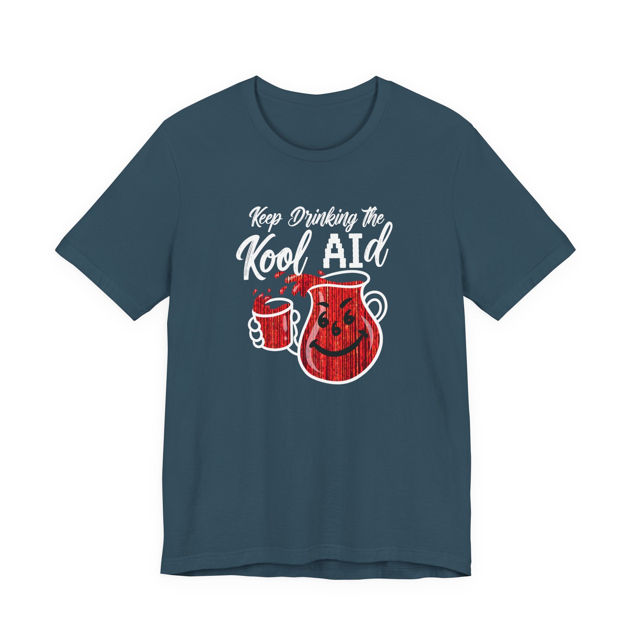 Anti AI KoolAId Unisex Short Sleeve Tee