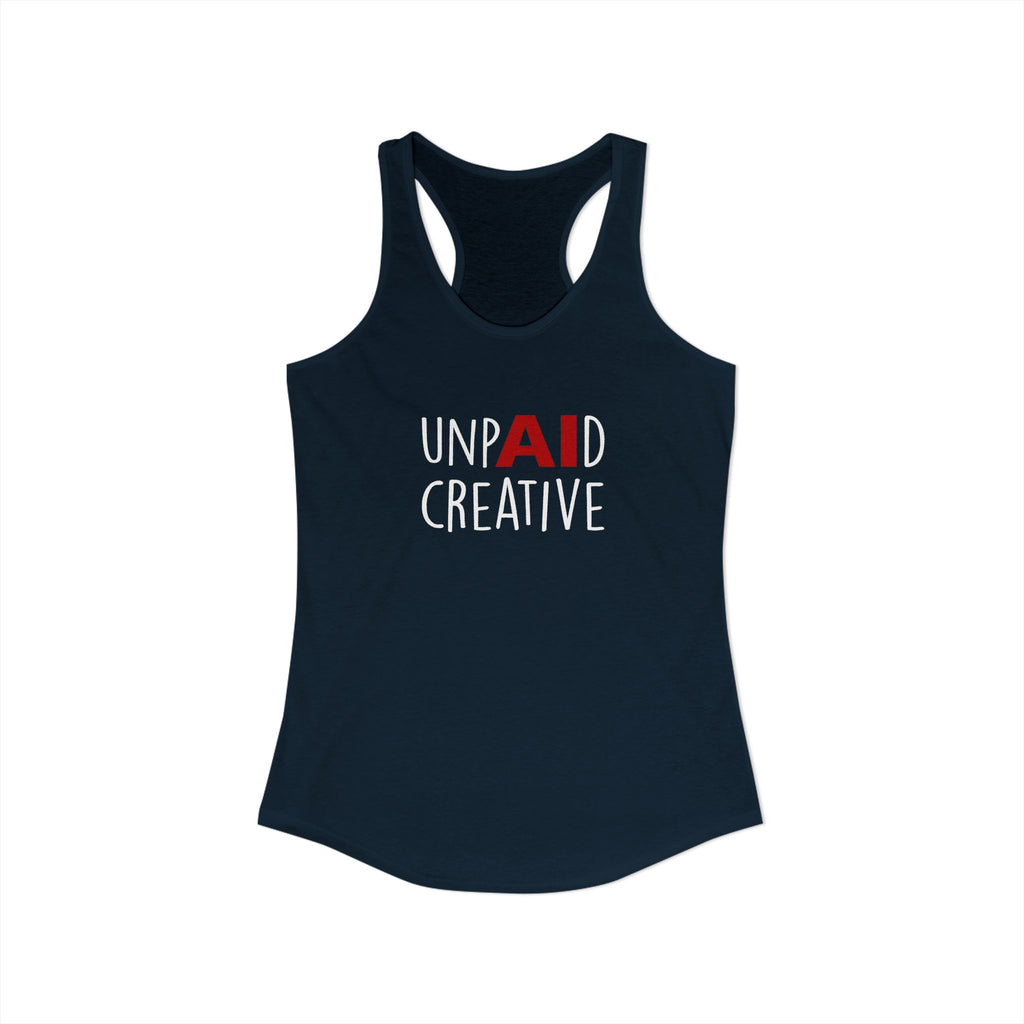 UnpAId Creative Women's Racerback Tank