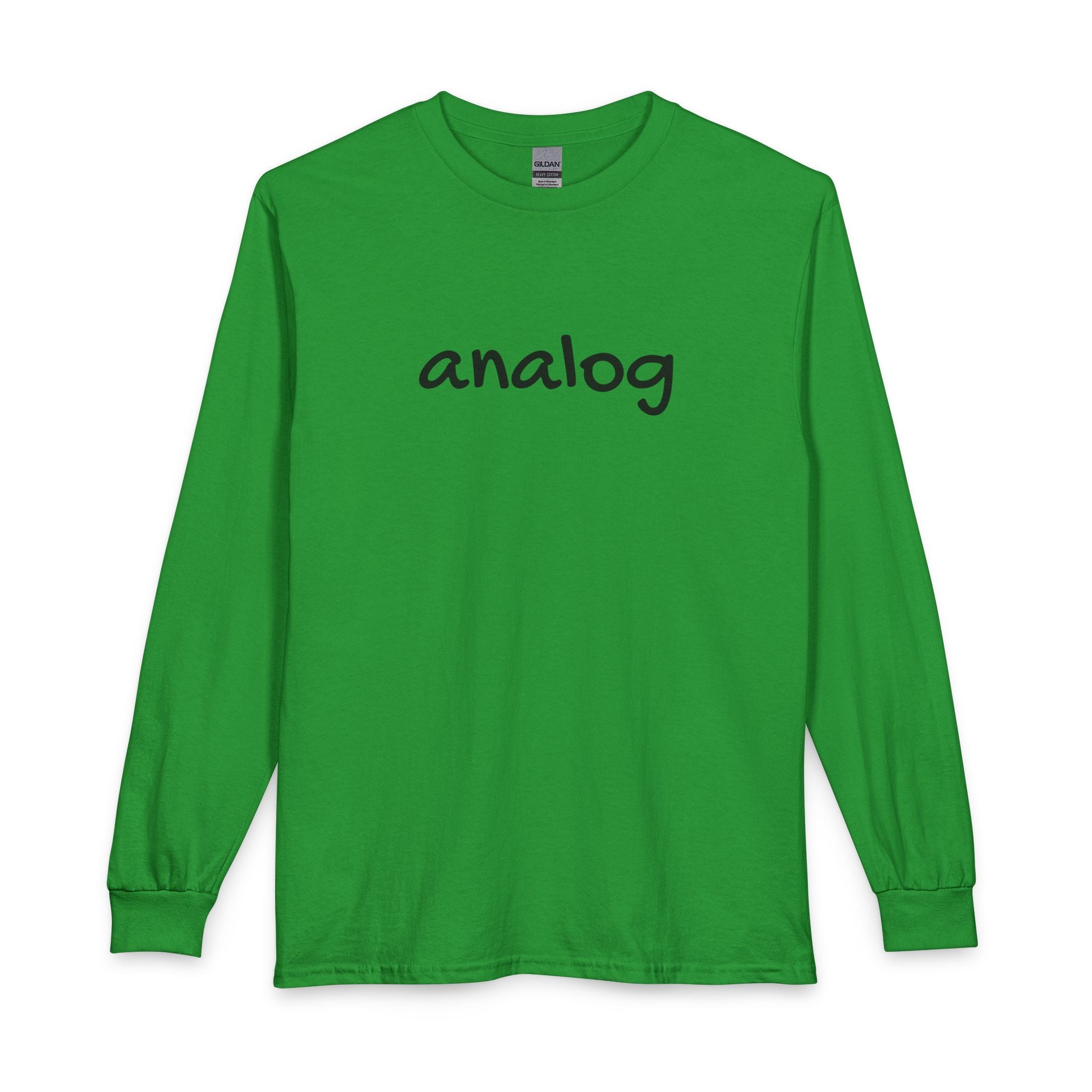Analog Simple Unisex Long Sleeve T-Shirt