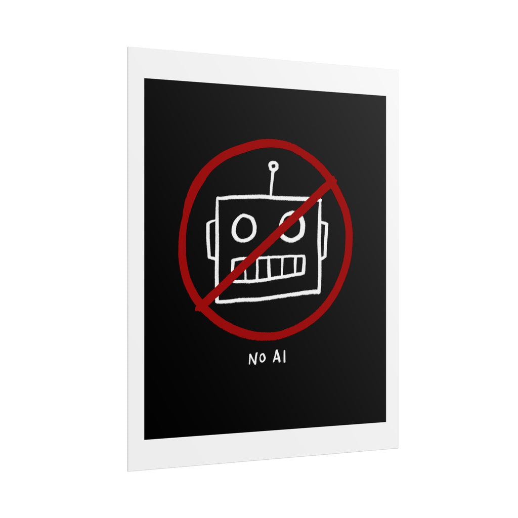 No AI Rolled Posters