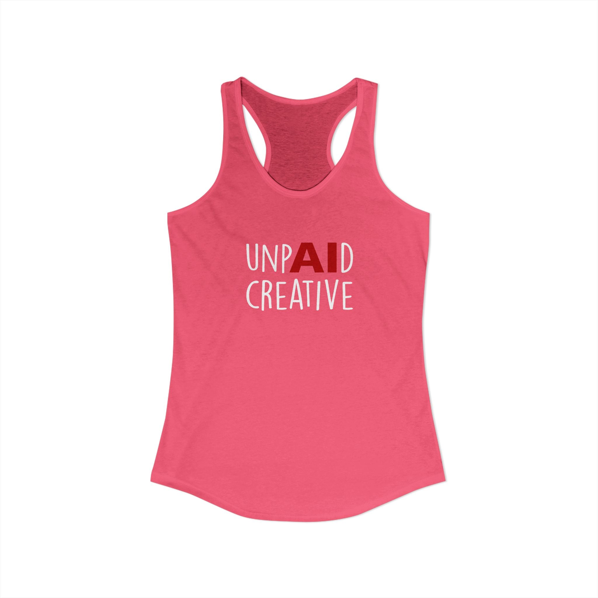 UnpAId Creative Women's Racerback Tank