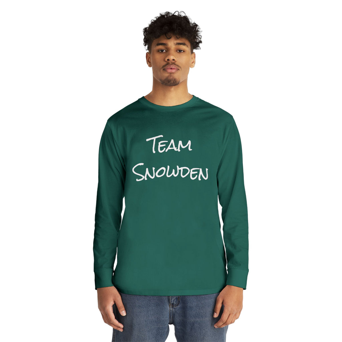Team Snowden Long Sleeve Crewneck Tee