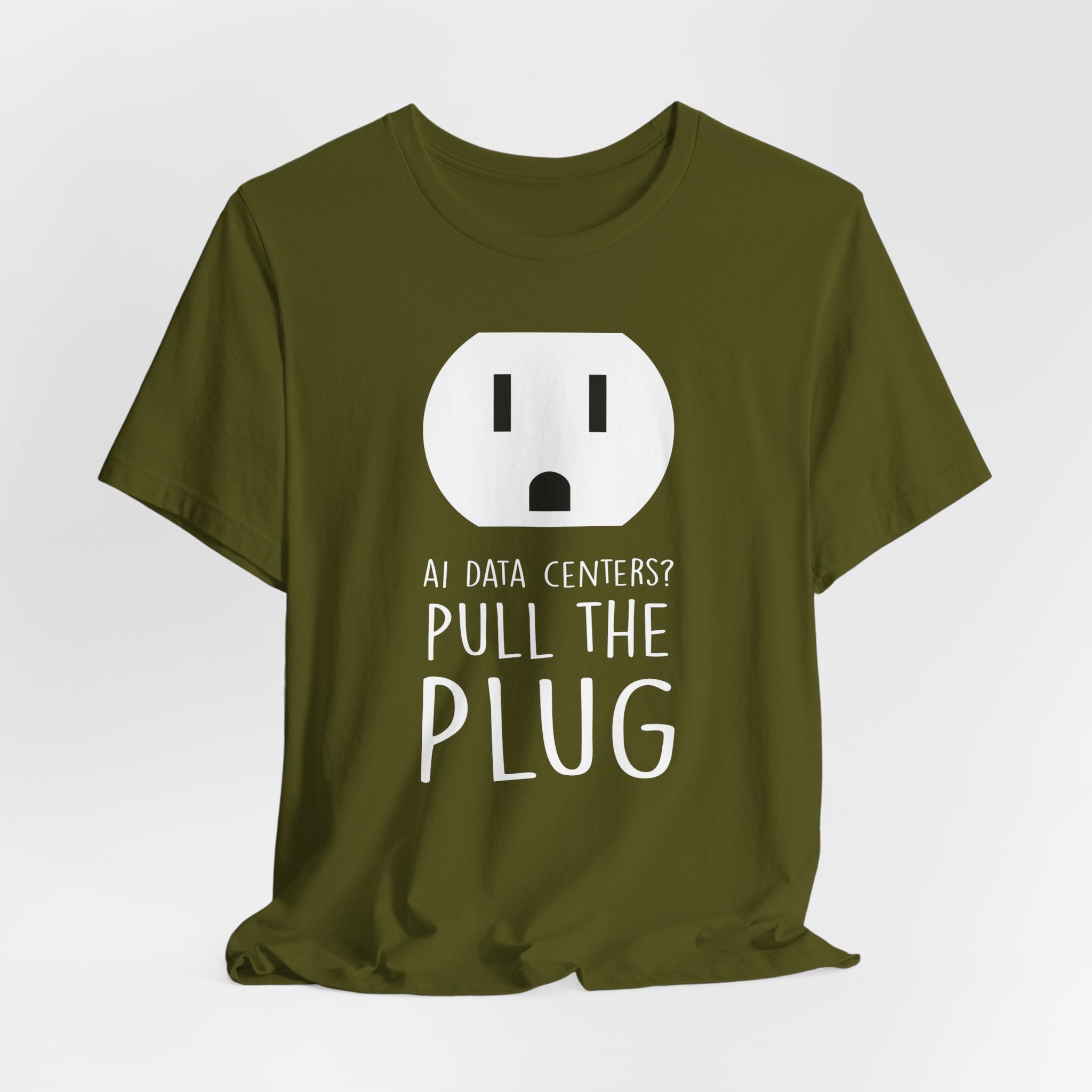 Pull The Plug Unisex Short Sleeve Tee