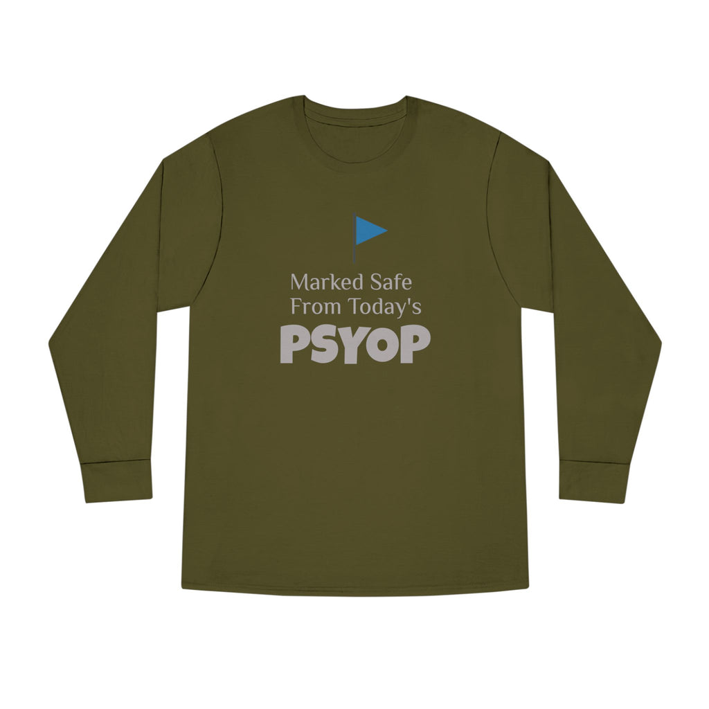 Psyop Safe Long Sleeve Crewneck Tee