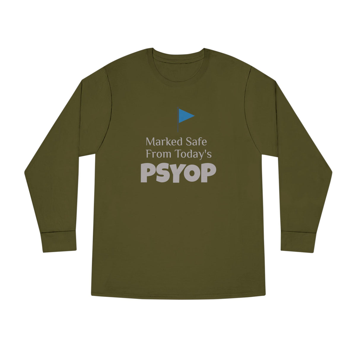 Psyop Safe Long Sleeve Crewneck Tee