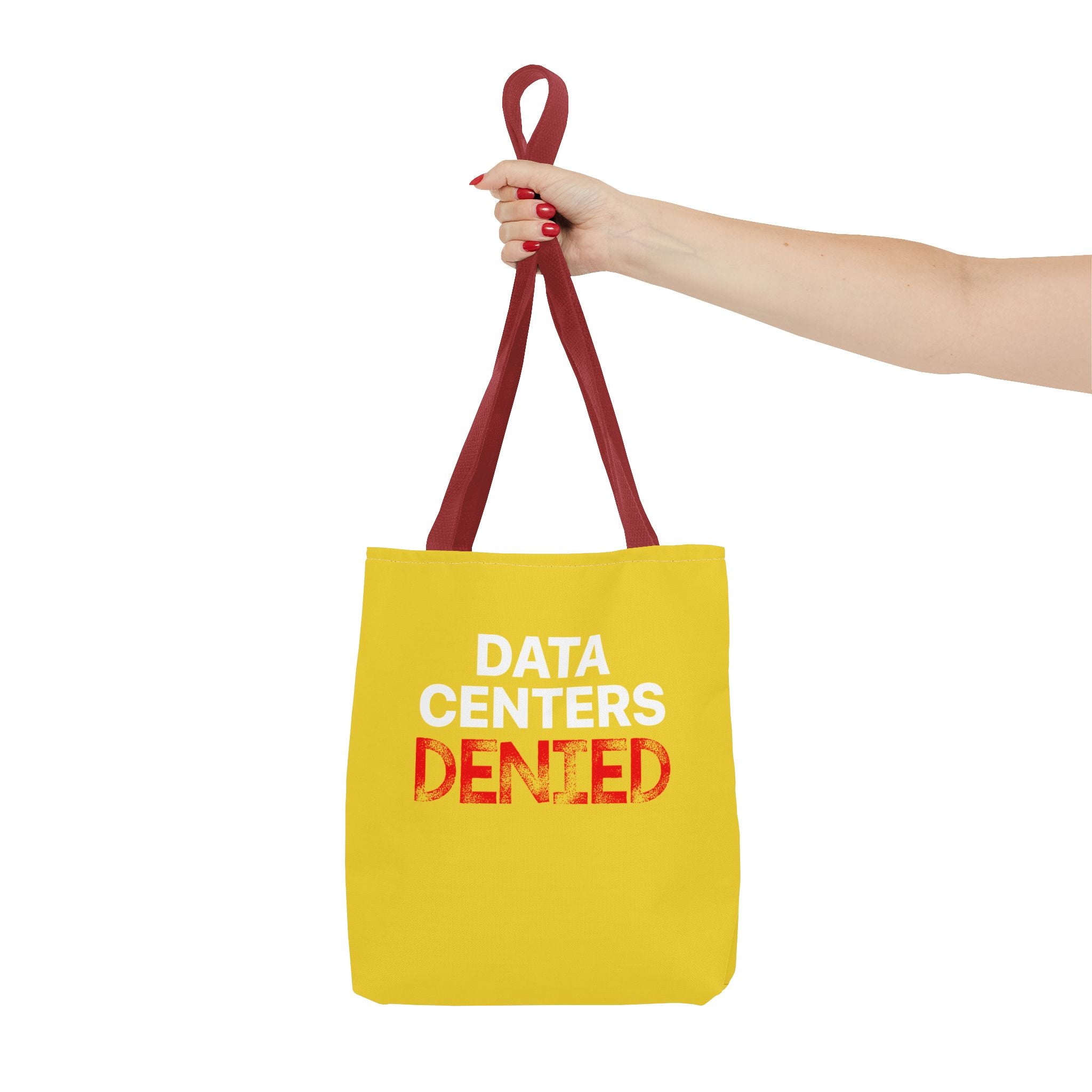 No Data Centers Tote Bag (AOP)