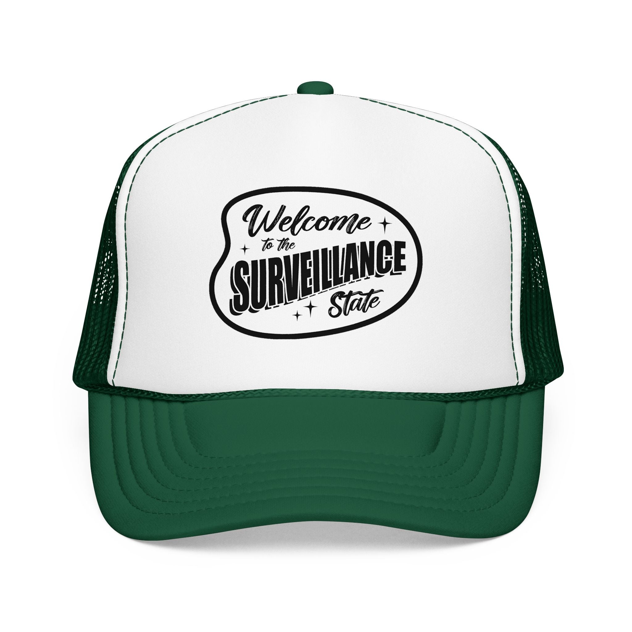 Anti AI Surveillance Foam Trucker Hat