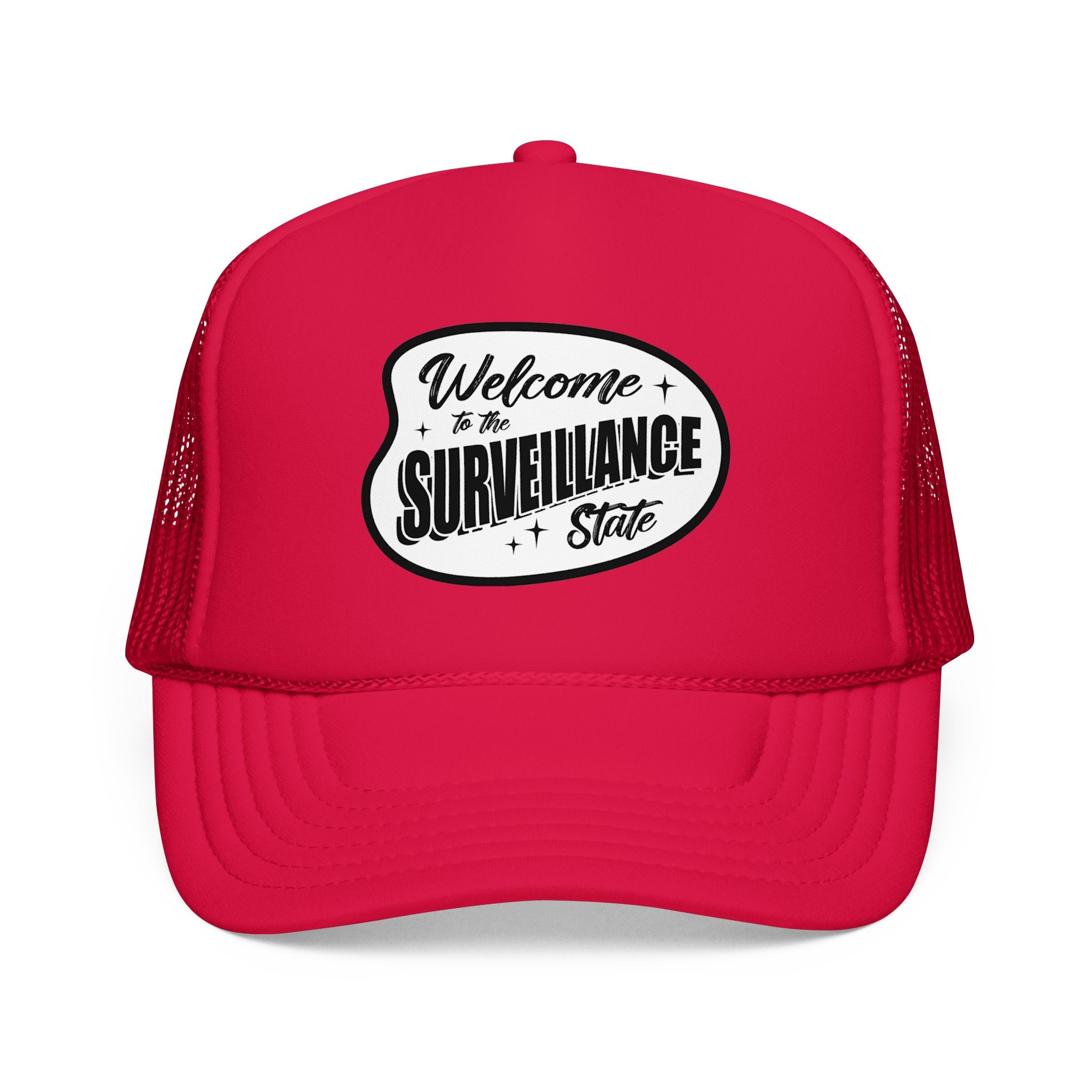 Anti AI Surveillance Foam Trucker Hat