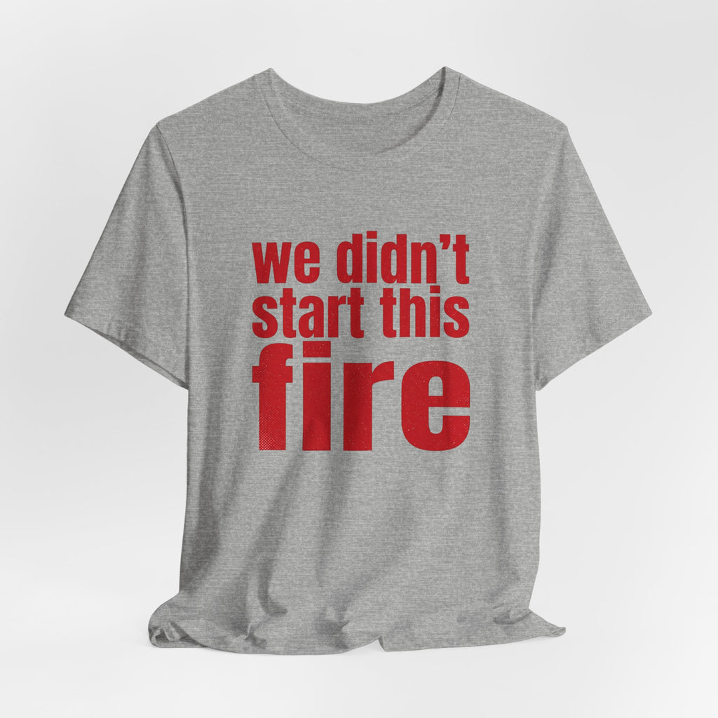 Anti Big Tech Fire Unisex Short Sleeve Tee