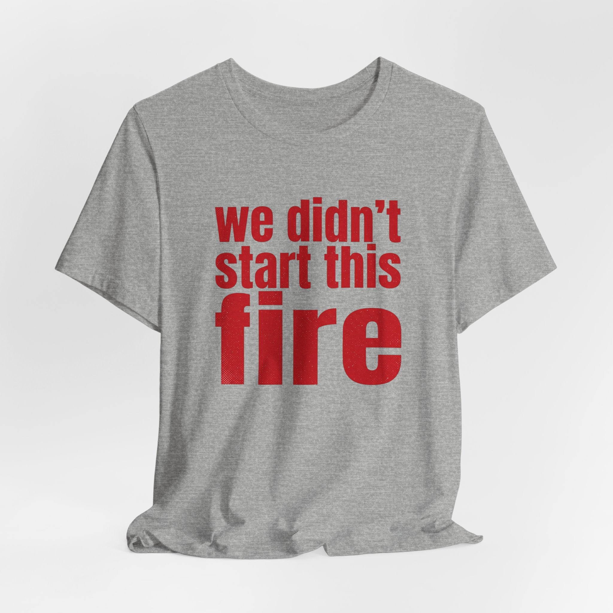 Anti Big Tech Fire Unisex Short Sleeve Tee