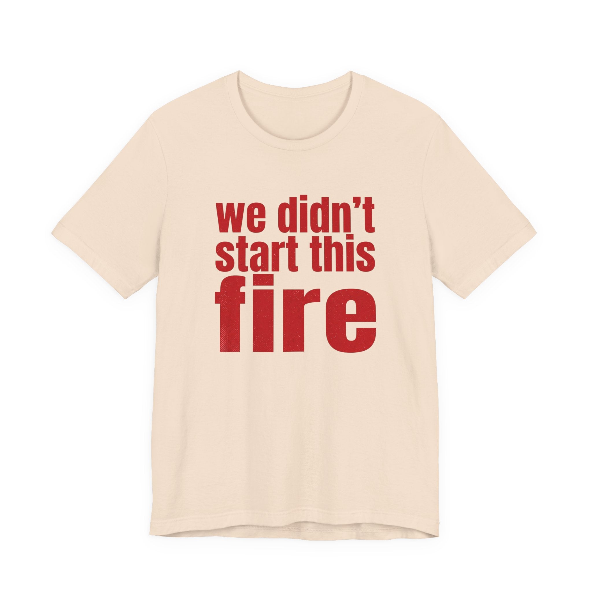 Anti Big Tech Fire Unisex Short Sleeve Tee
