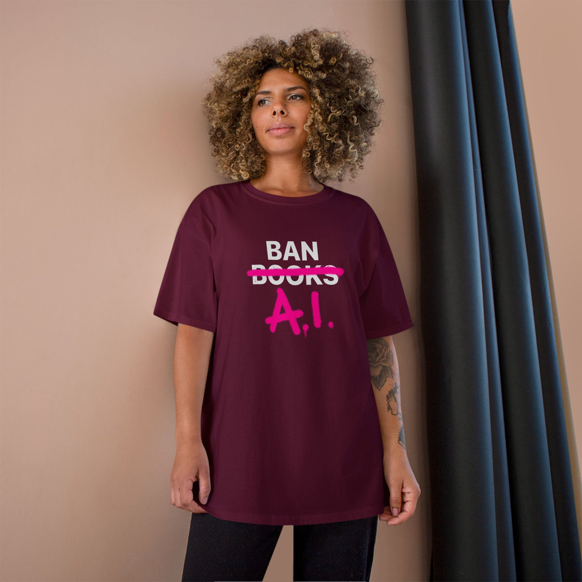 Ban AI Champion T-Shirt