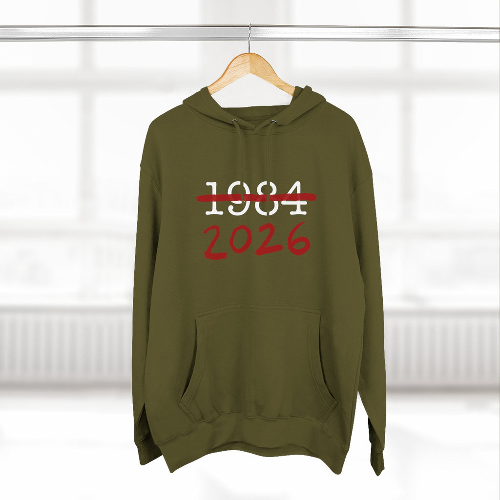 1984 2026 Three-Panel Fleece Hoodie