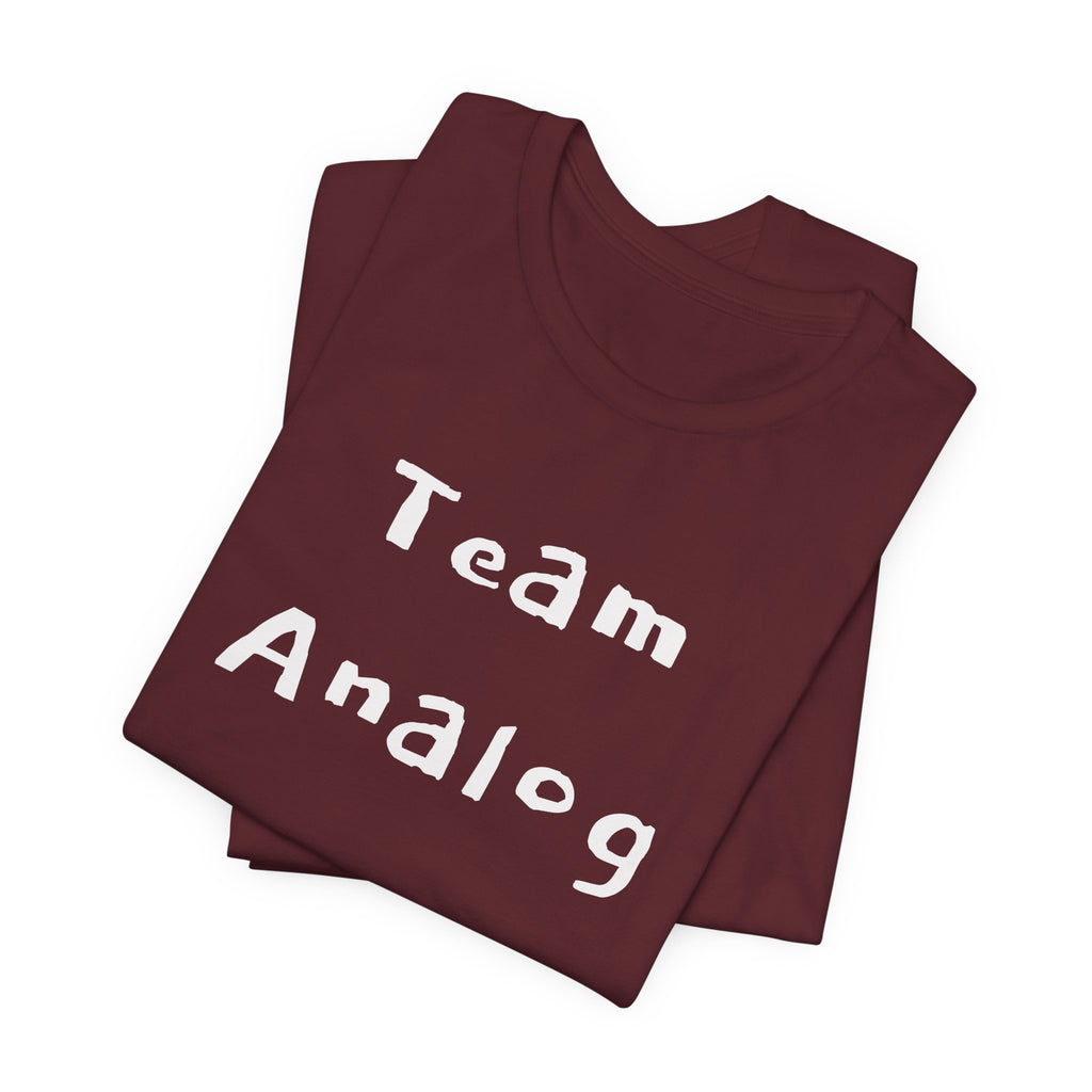 Analog Unisex Jersey Short Sleeve Tee