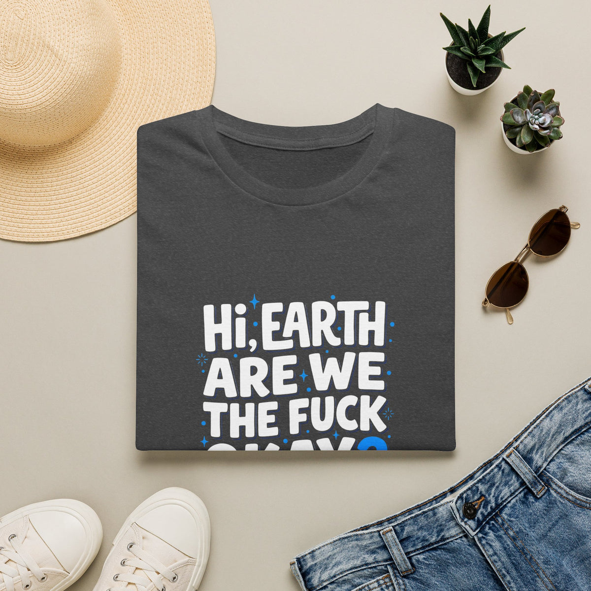 Are We OK Unisex Softstyle T-Shirt