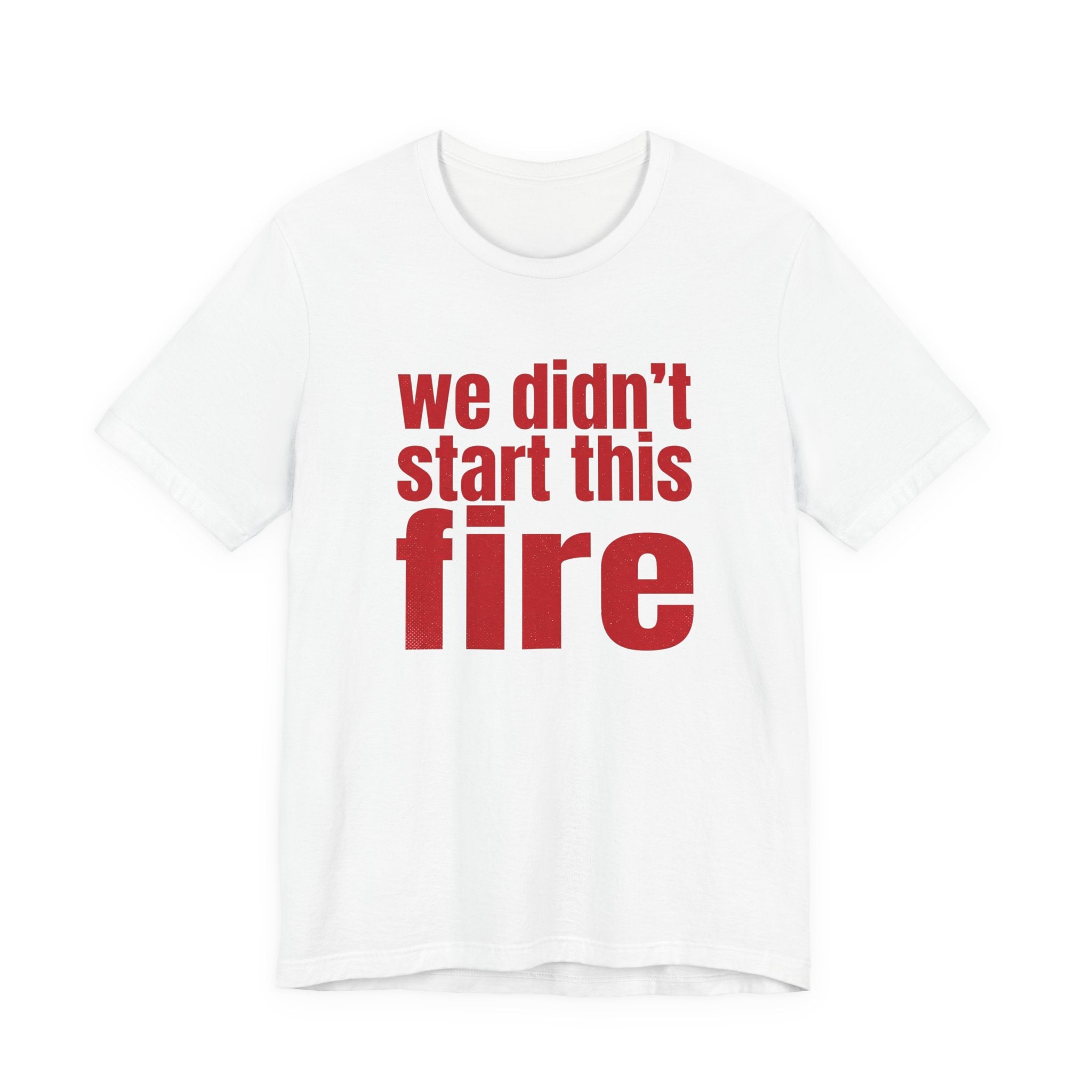 Anti Big Tech Fire Unisex Short Sleeve Tee