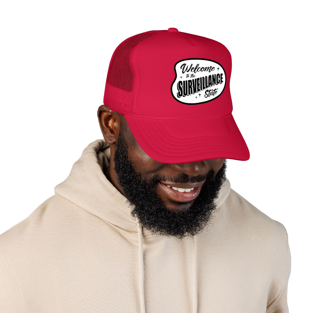 Anti AI Surveillance Foam Trucker Hat
