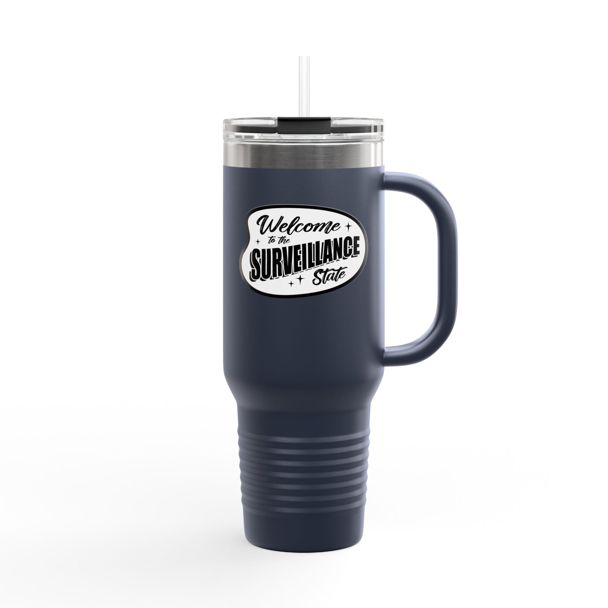 Anti AI Surveillance Insulated Travel Mug, 40oz
