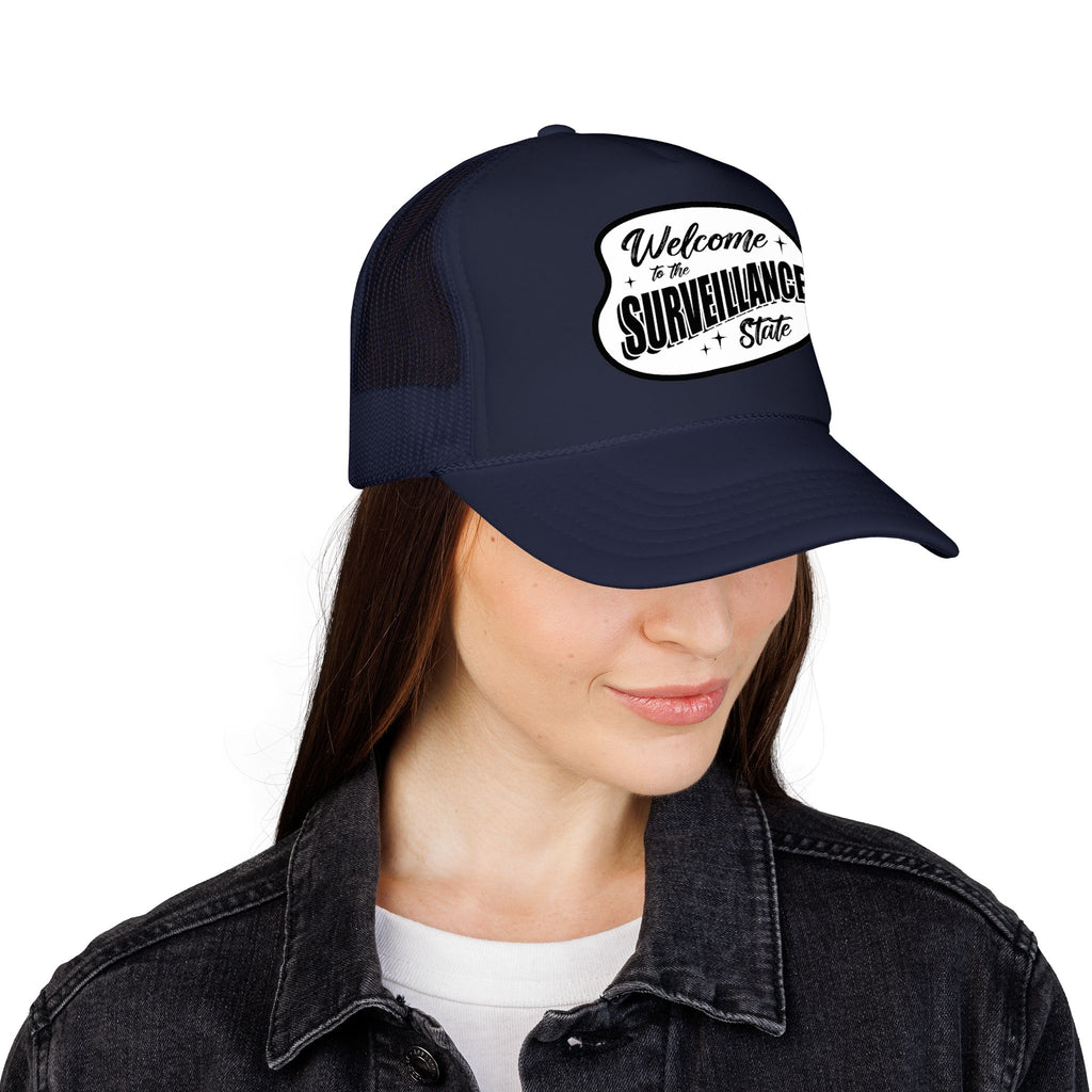 Anti AI Surveillance Foam Trucker Hat