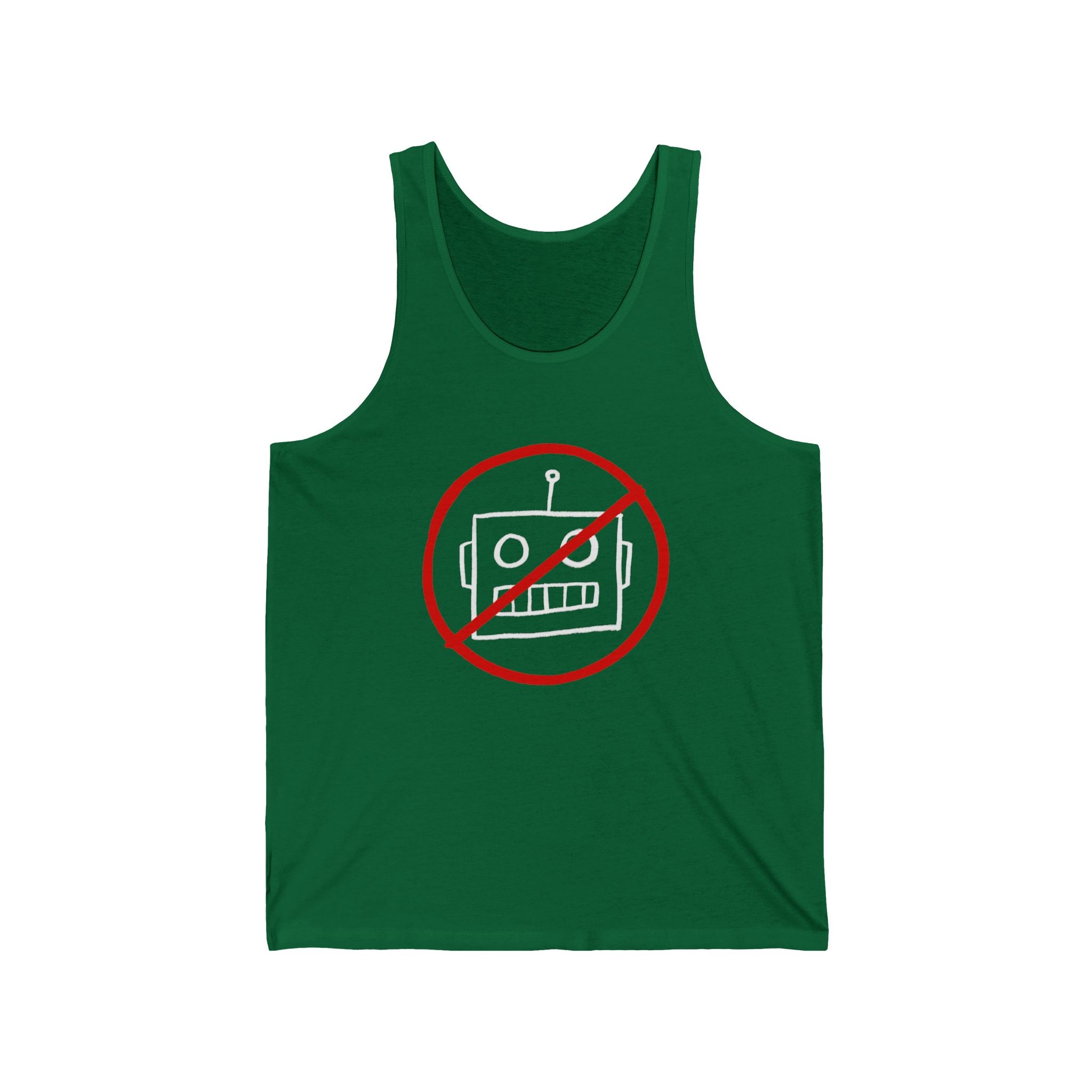 Anti AI Robot Unisex Tank
